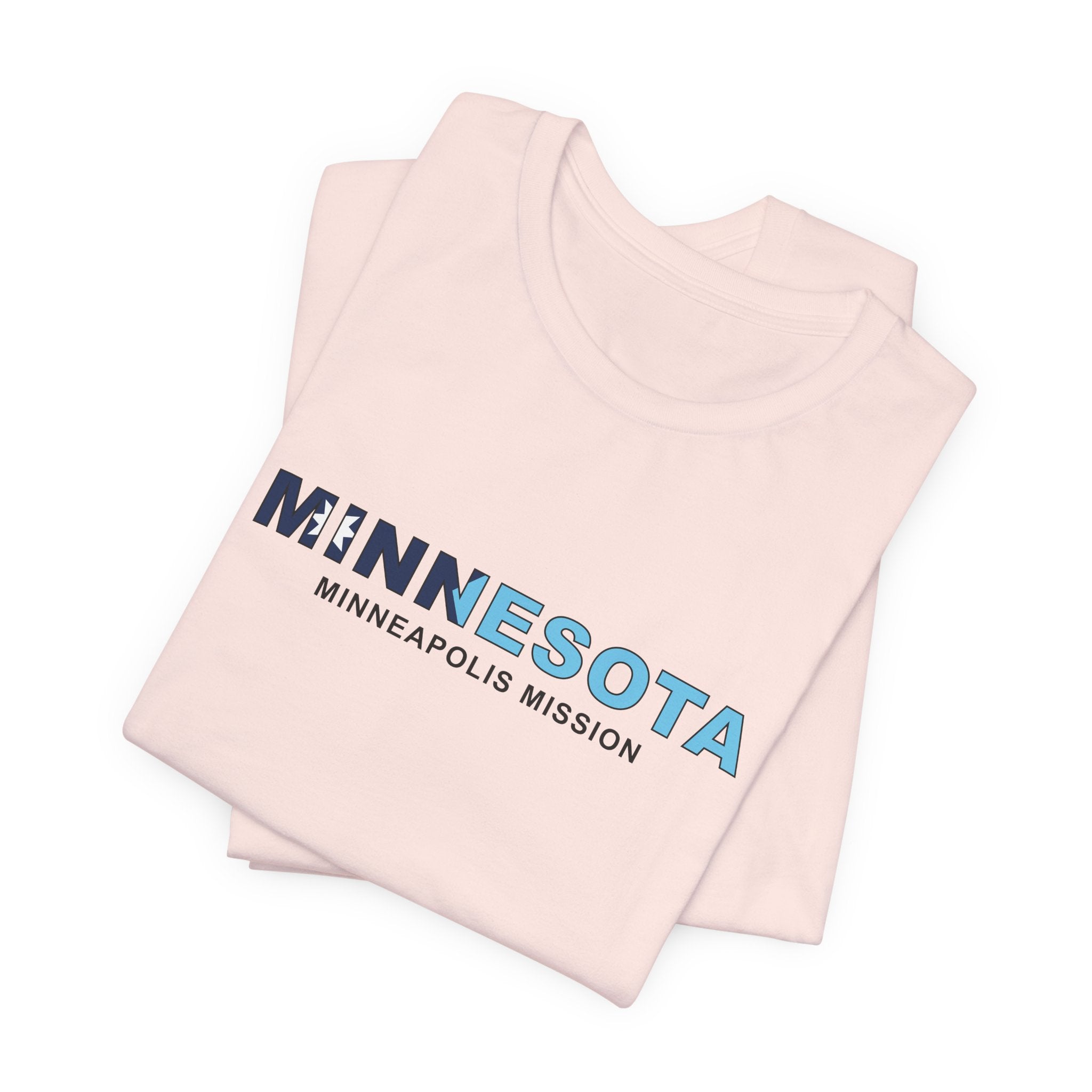 Minnesota Minneapolis Mission Flag Title T-shirt - Mission Wishlist - LDS Missionary Gift Store