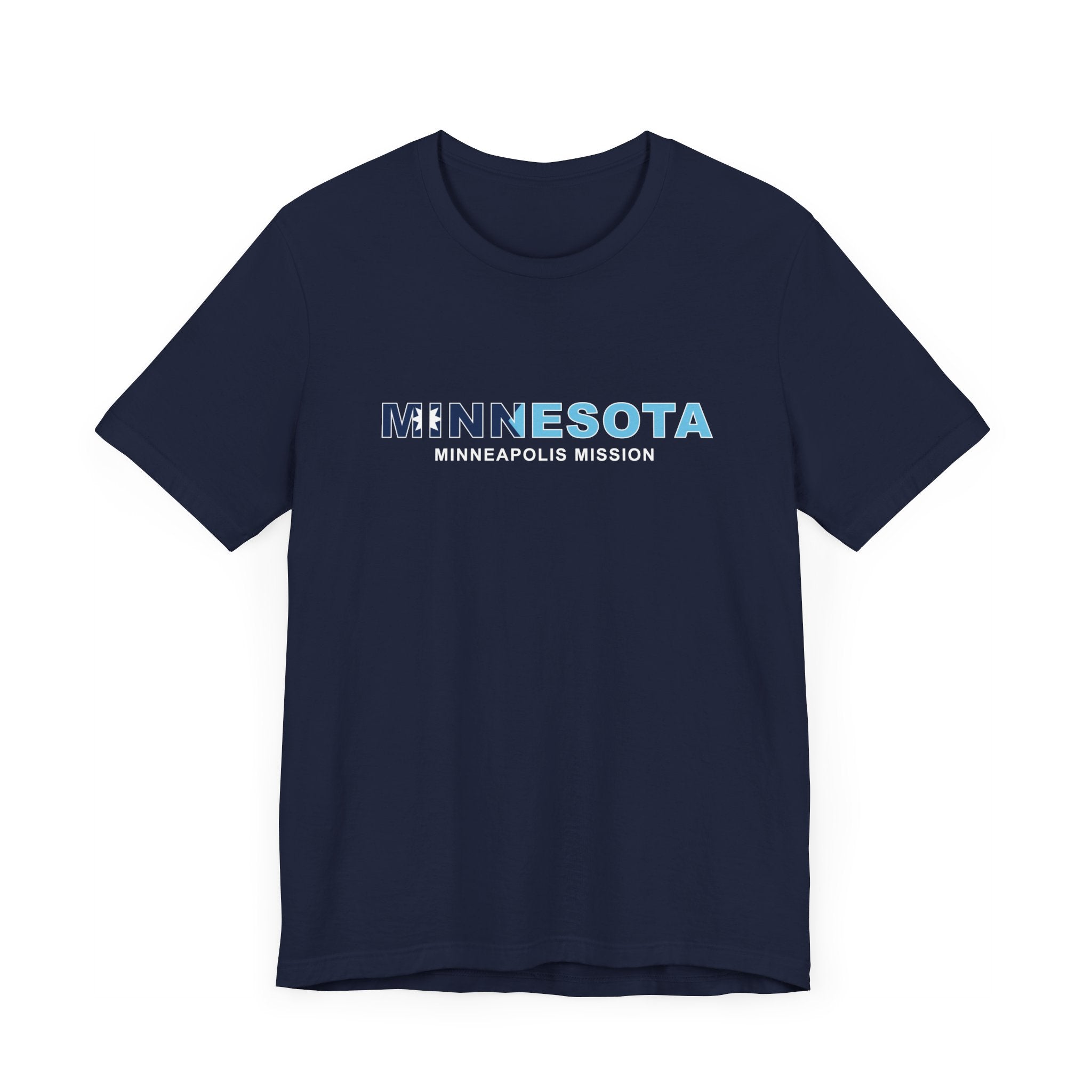 Minnesota Minneapolis Mission Flag Title T-shirt - Mission Wishlist - LDS Missionary Gift Store