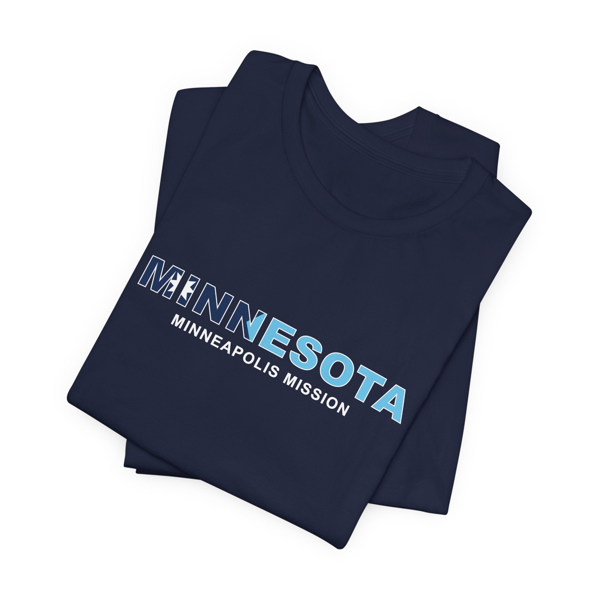 Minnesota Minneapolis Mission Flag Title T-shirt - Mission Wishlist - LDS Missionary Gift Store