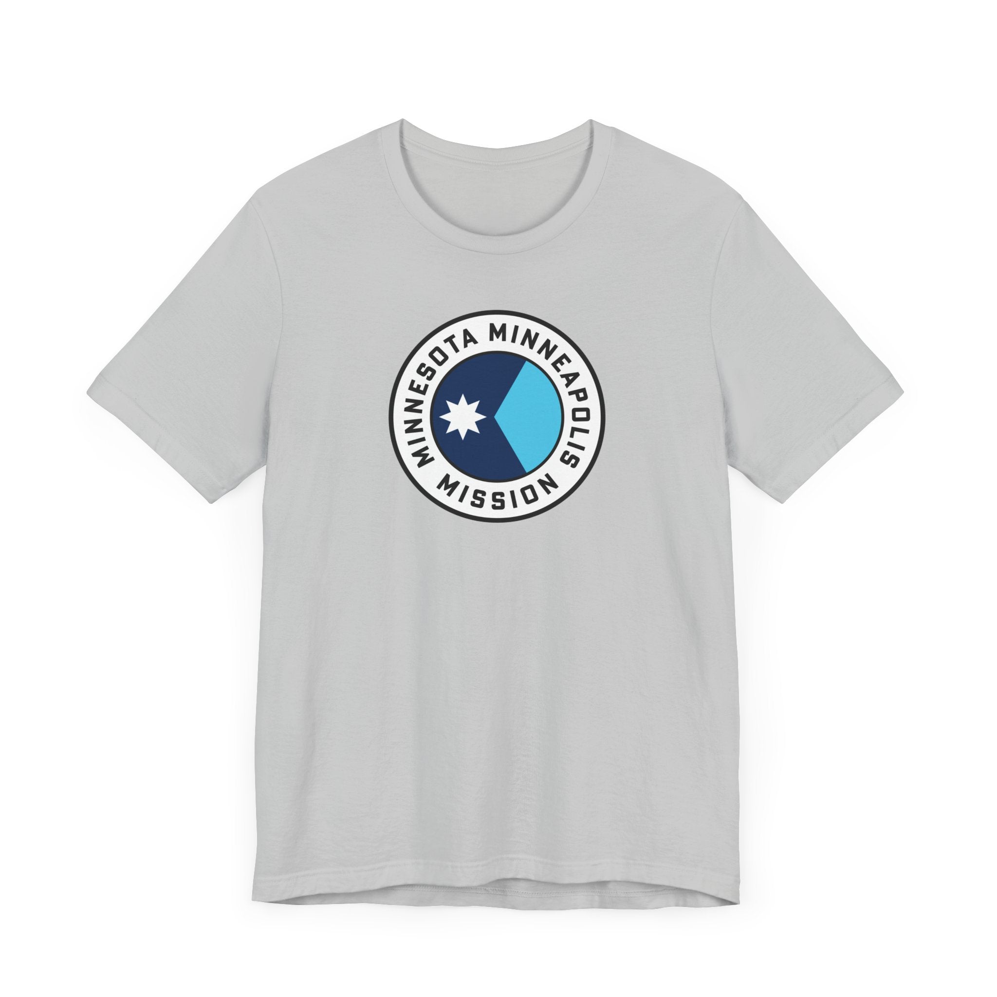 Minnesota Minneapolis Mission State Flag Logo (White Border) T-shirt - Mission Wishlist - LDS Missionary Gift Store