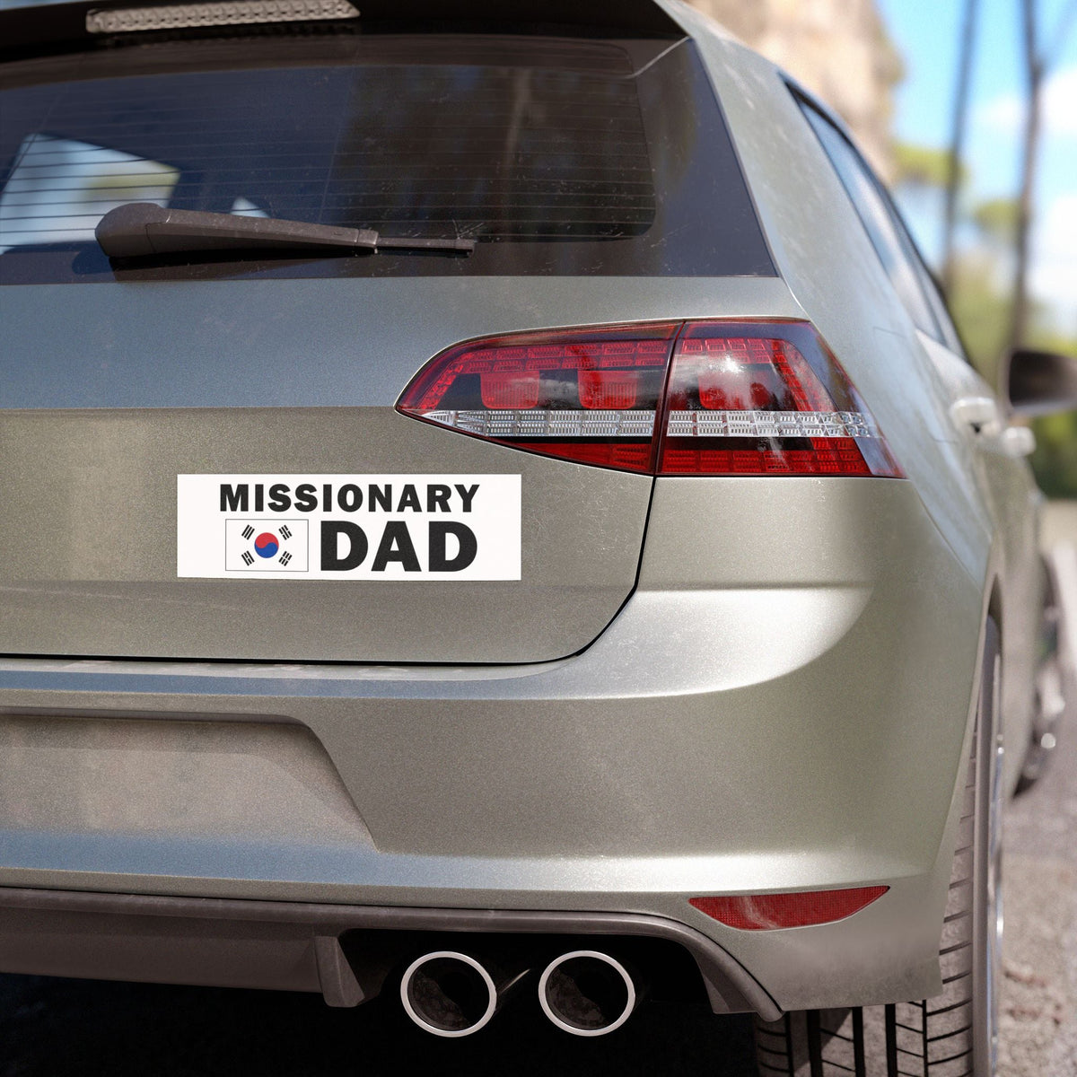 Missionary DAD Flag of South Korea Magnetic Bumper Sticker - Mission Wishlist - LDS Missionary Gift Store