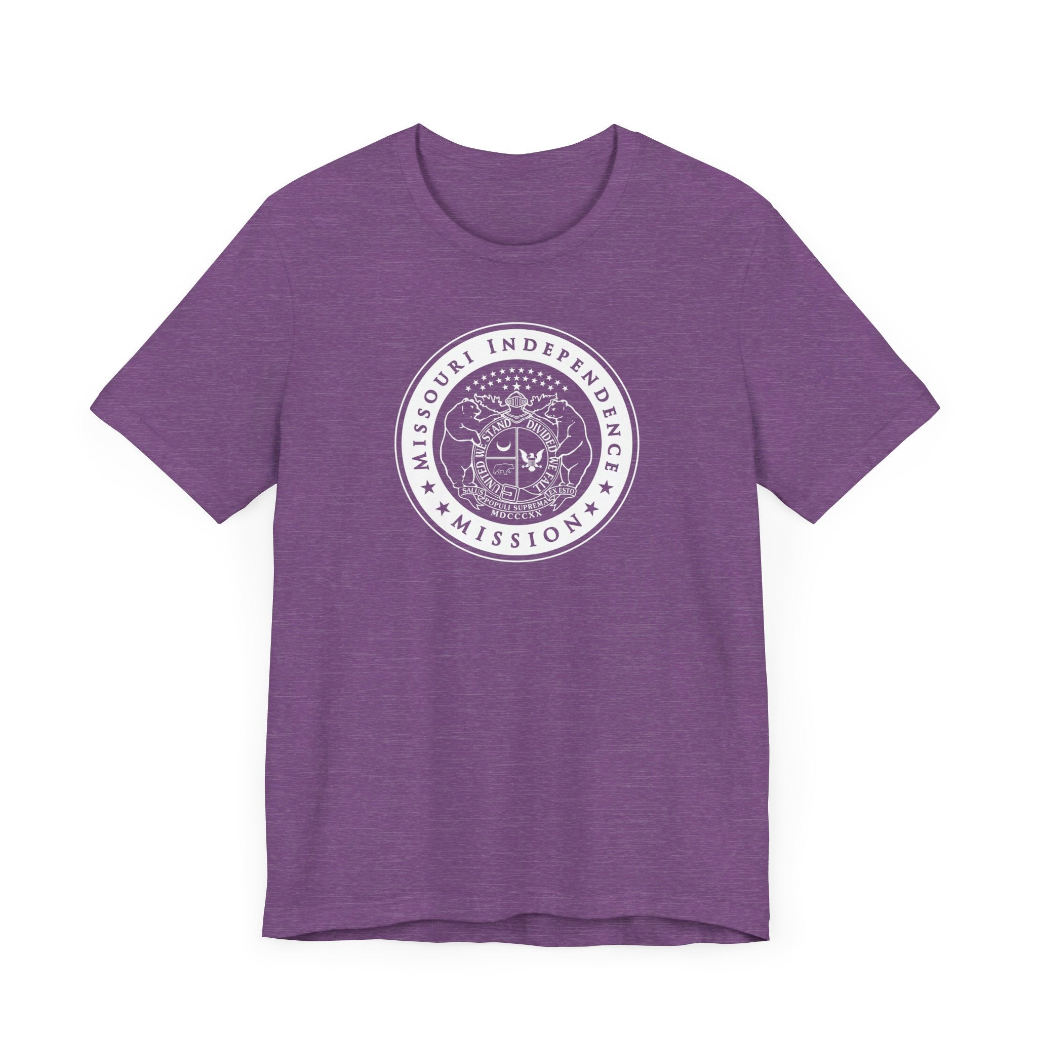 Missouri Independence Mission Circular Monochrome Logo T-Shirt - Mission Wishlist - LDS Missionary Gift Store
