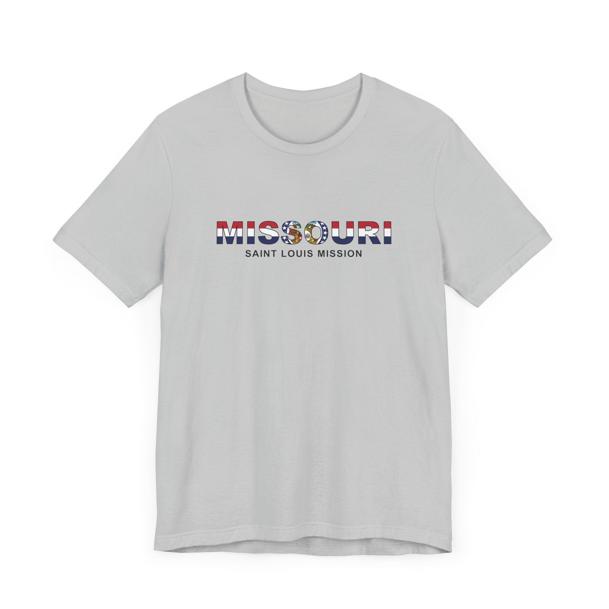 Missouri Saint Louis Mission Flag Title T-shirt - Mission Wishlist - LDS Missionary Gift Store