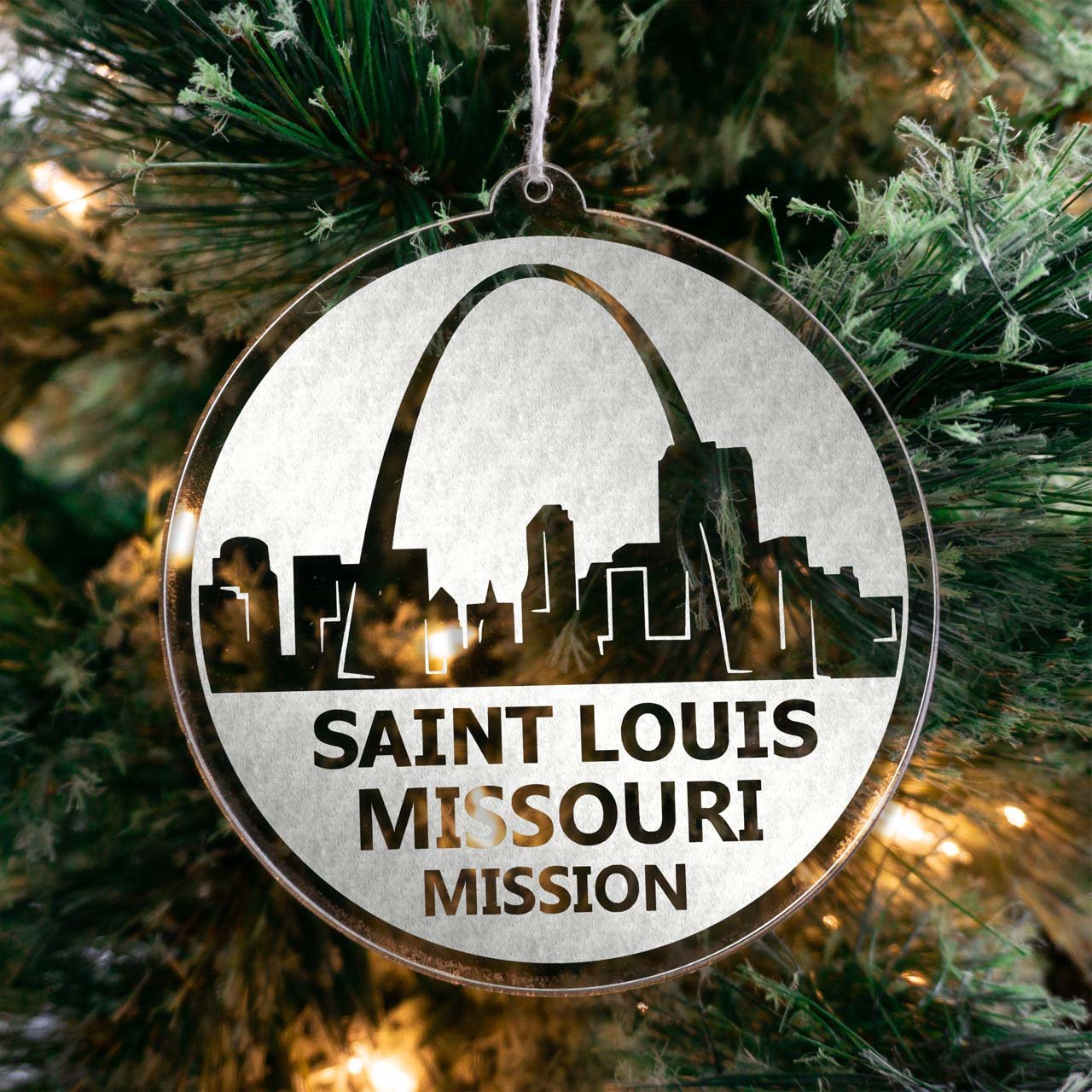 Missouri St. Louis Mission Christmas Ornament - Latter-Day Saint LDS Missionary Gift - Book of Mormon