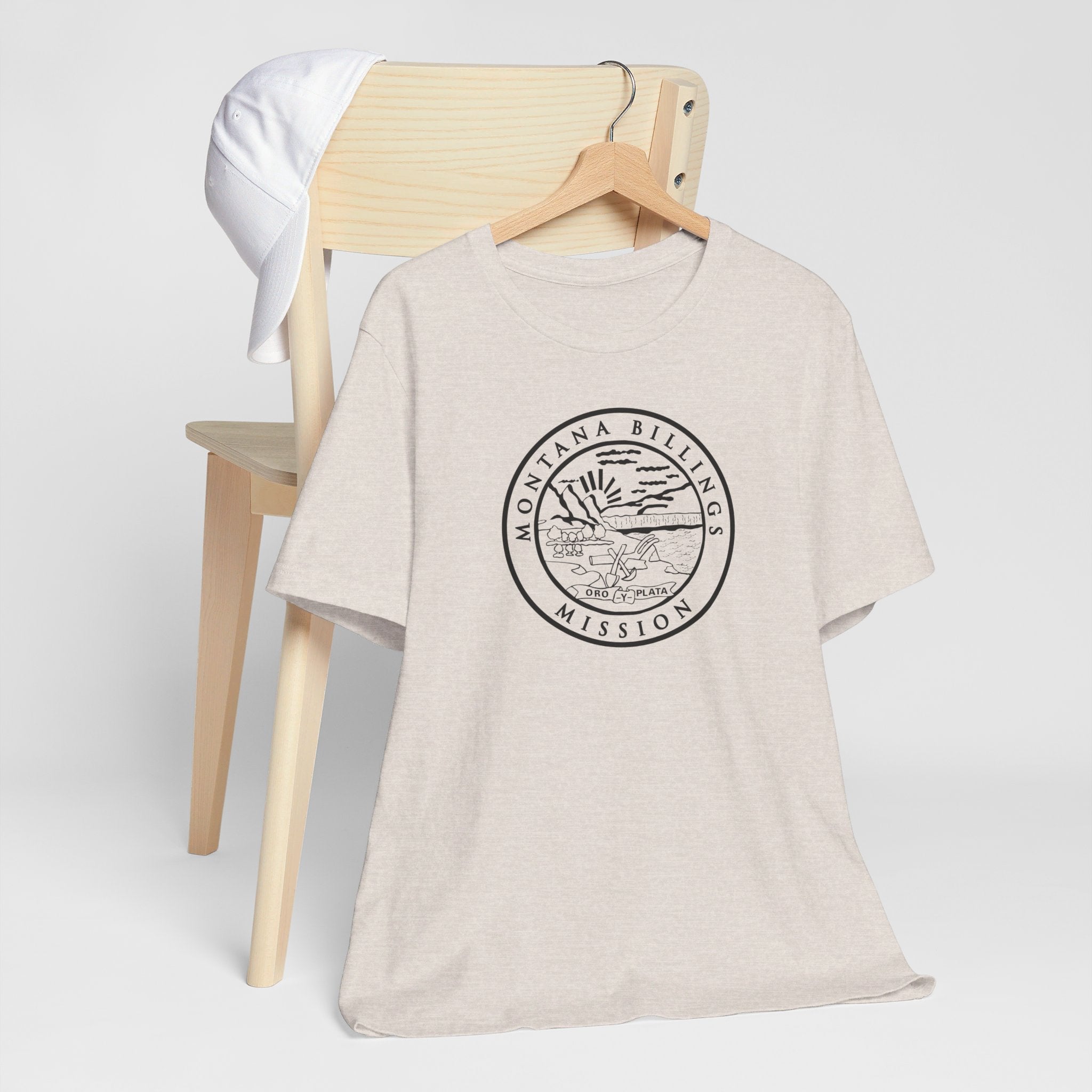 Montana Billings Mission Circular Monochrome Logo T-Shirt - Mission Wishlist - LDS Missionary Gift Store