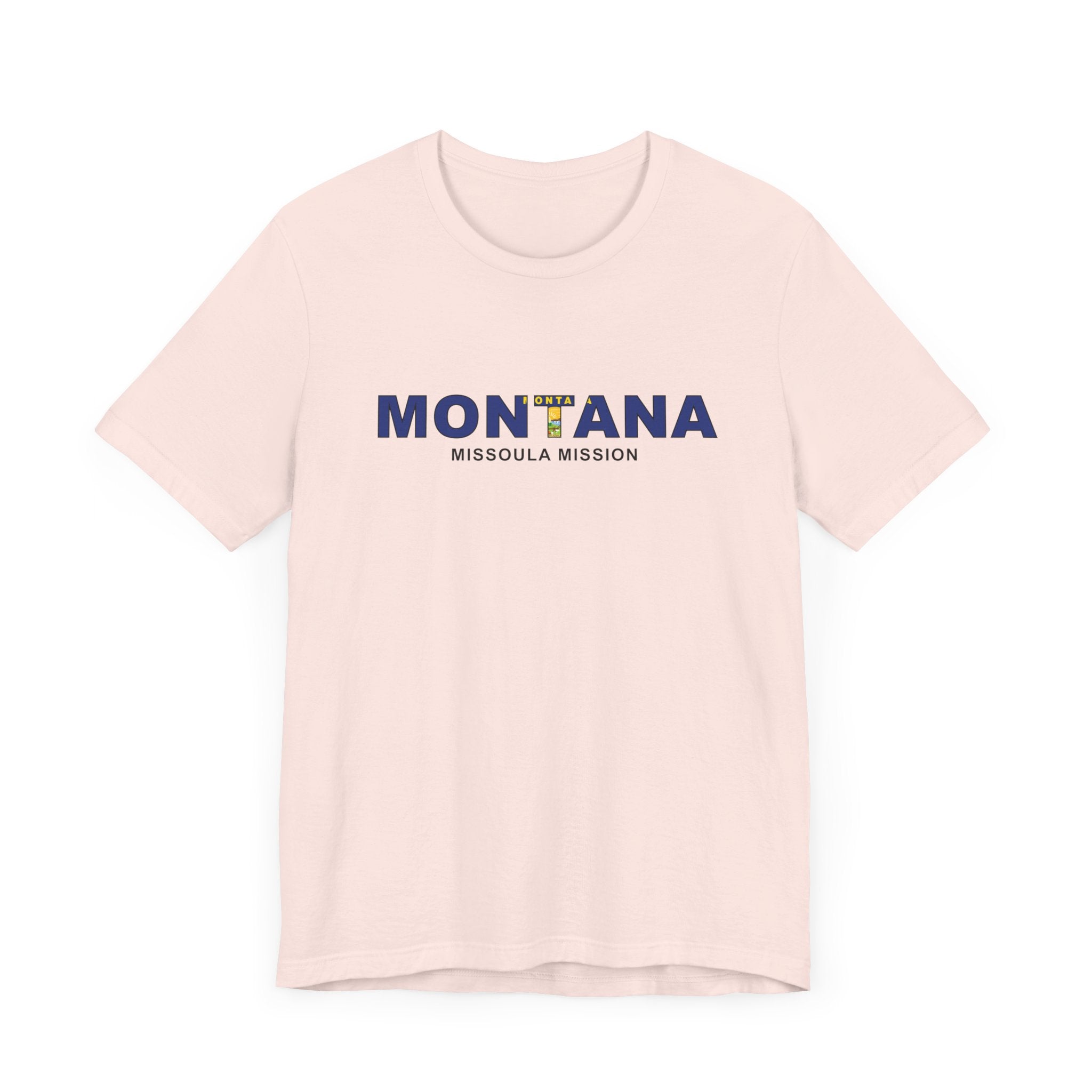 Montana Missoula Mission Flag Title T-shirt - Mission Wishlist - LDS Missionary Gift Store