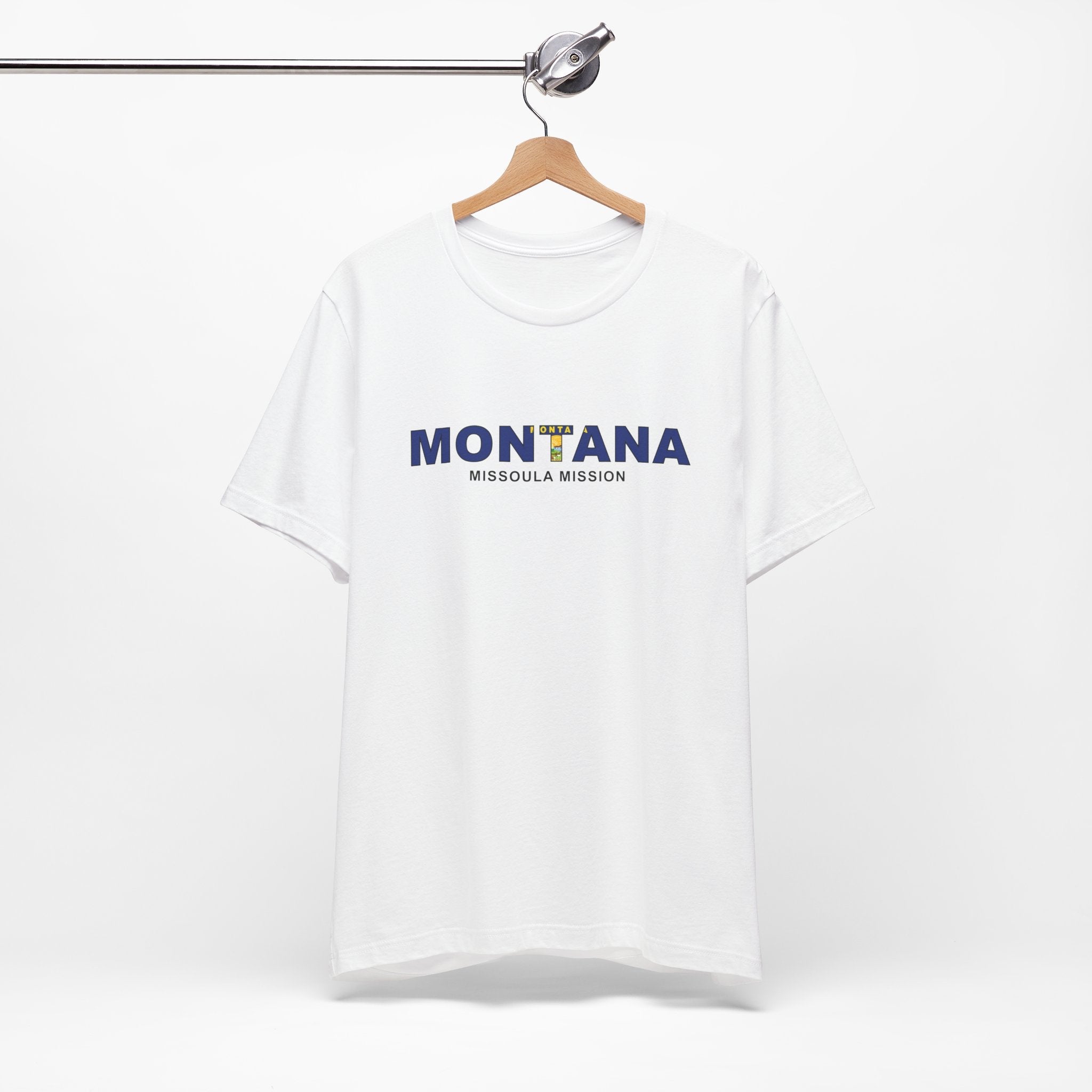 Montana Missoula Mission Flag Title T-shirt - Mission Wishlist - LDS Missionary Gift Store
