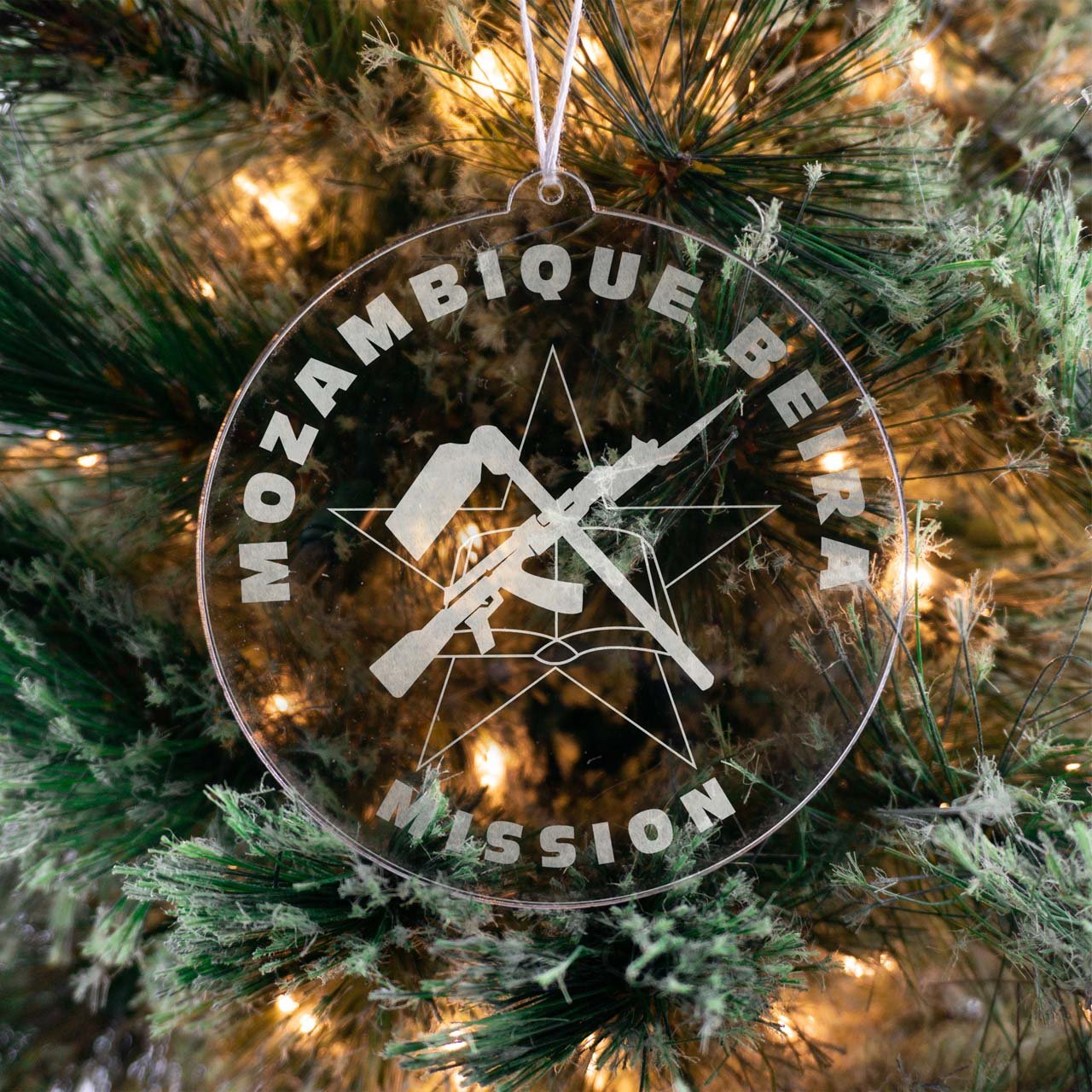 Mozambique Beira Mission Christmas Ornament - Latter-Day Saint LDS Missionary Gift - Book of Mormon