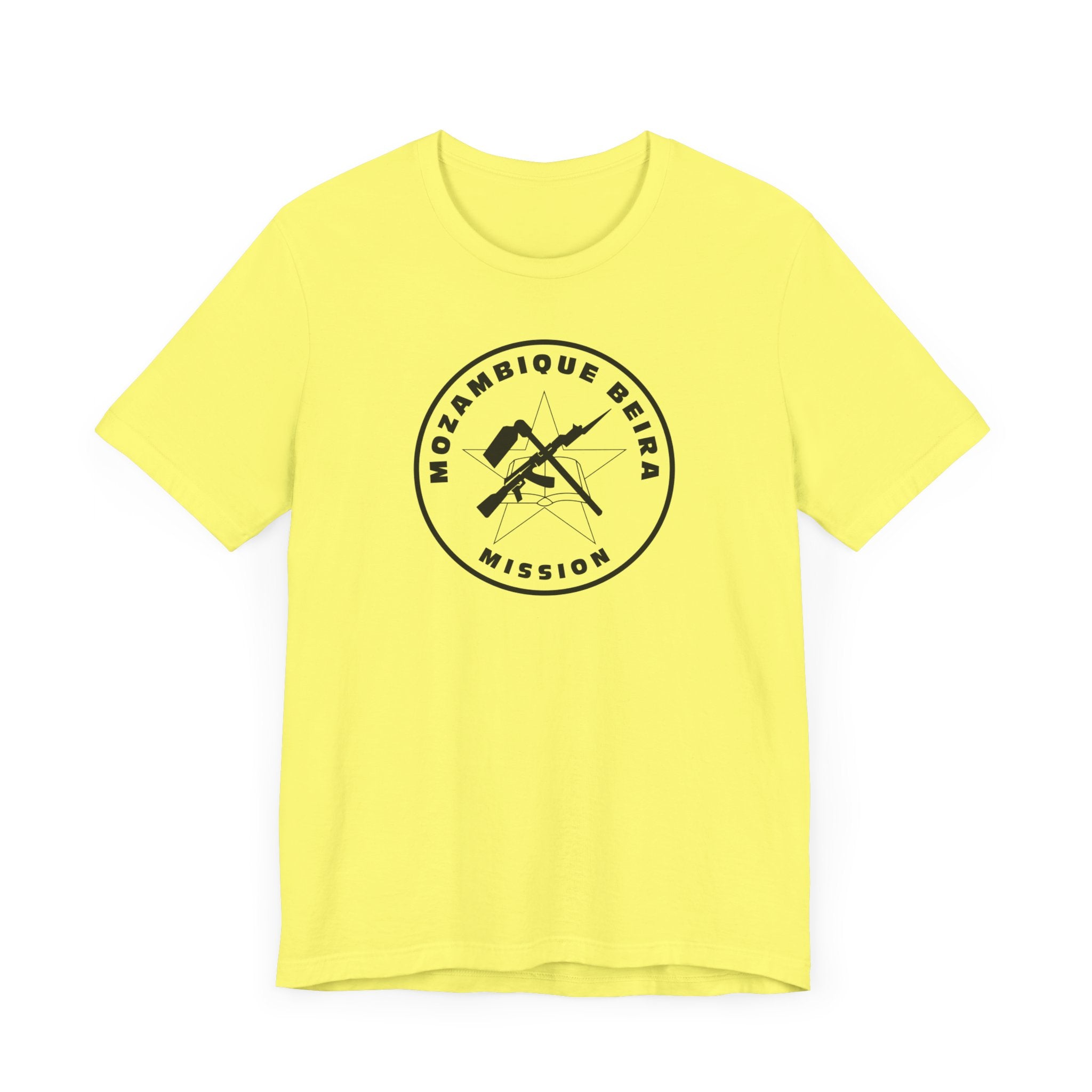 Mozambique Beira Mission Circular Monochrome Logo T-Shirt - Mission Wishlist - LDS Missionary Gift Store