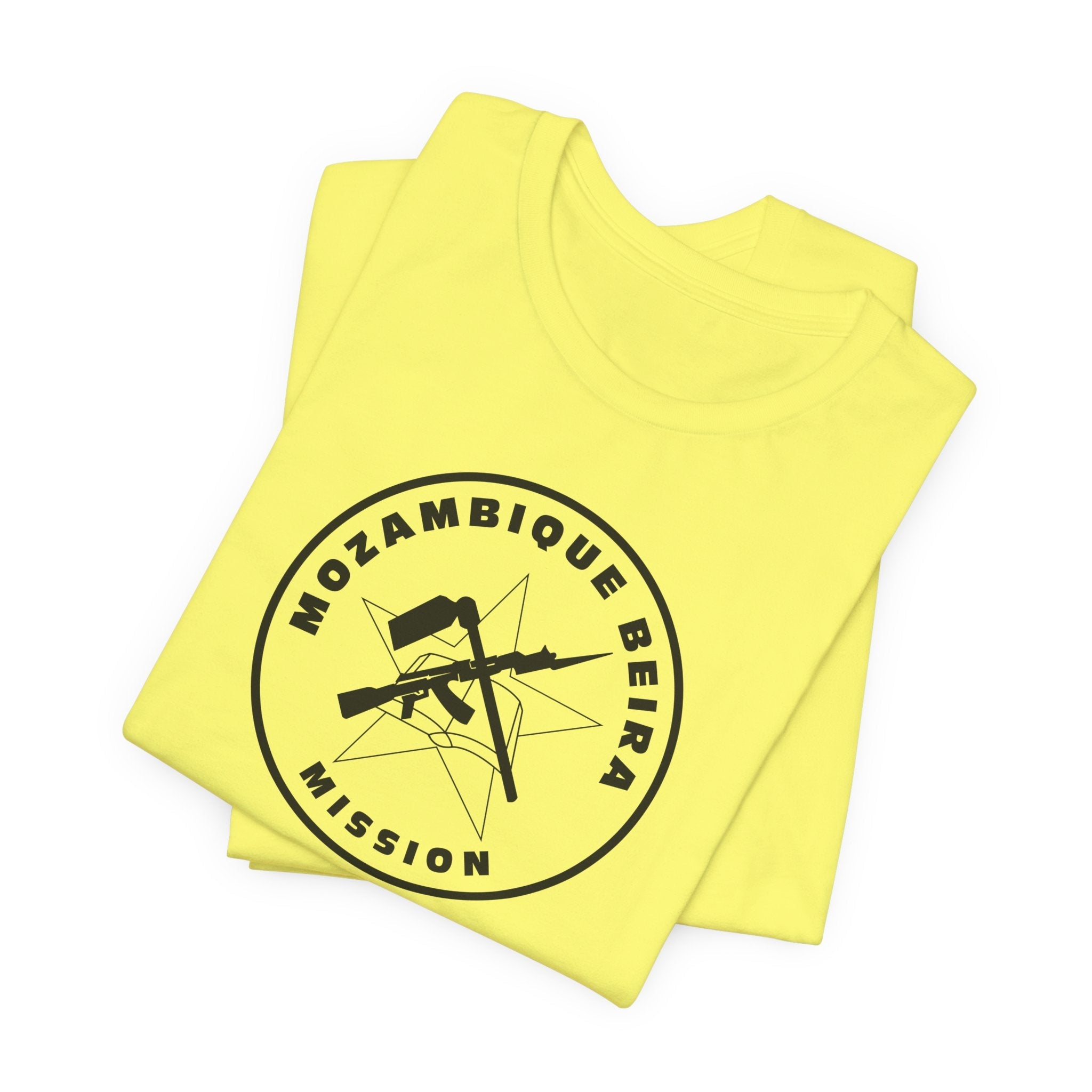 Mozambique Beira Mission Circular Monochrome Logo T-Shirt - Mission Wishlist - LDS Missionary Gift Store