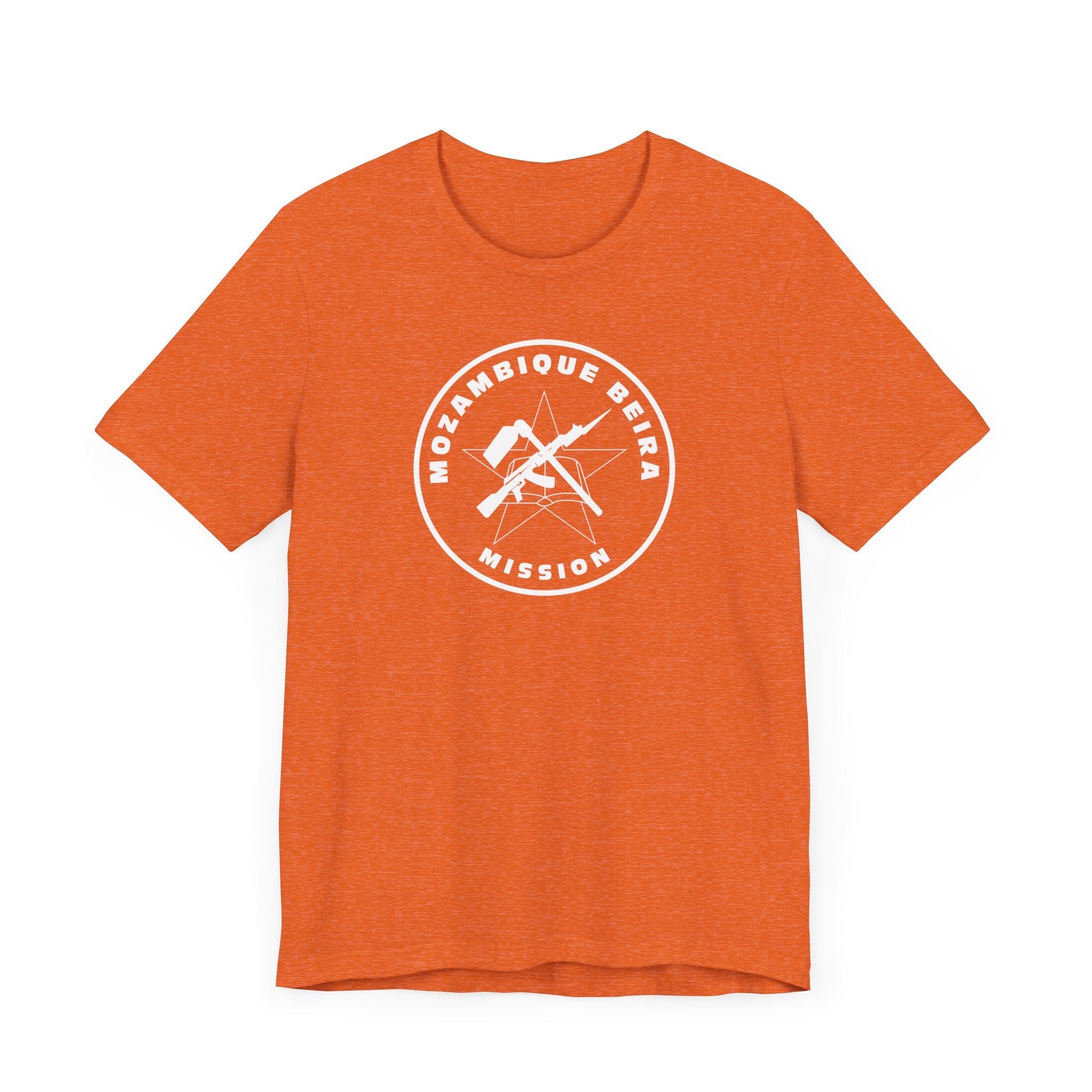 Mozambique Beira Mission Circular Monochrome Logo T-Shirt - Mission Wishlist - LDS Missionary Gift Store