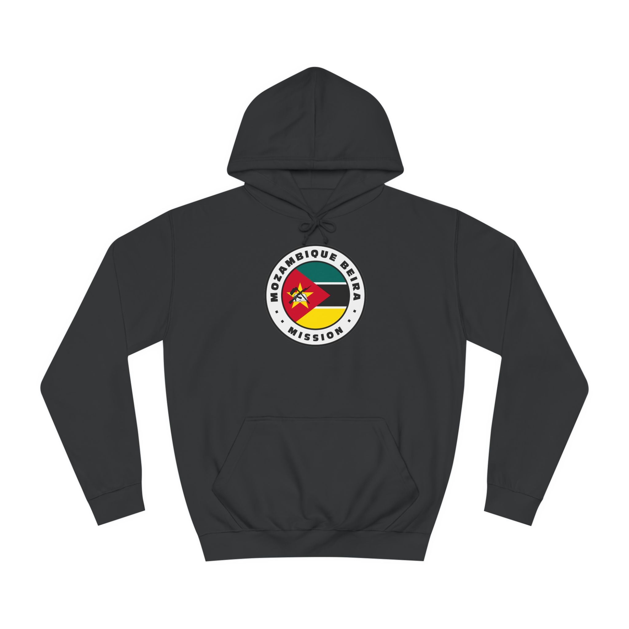 Mozambique Beira Mission Flag Logo (White Border) College Hoodie - Mission Wishlist - LDS Missionary Gift Store