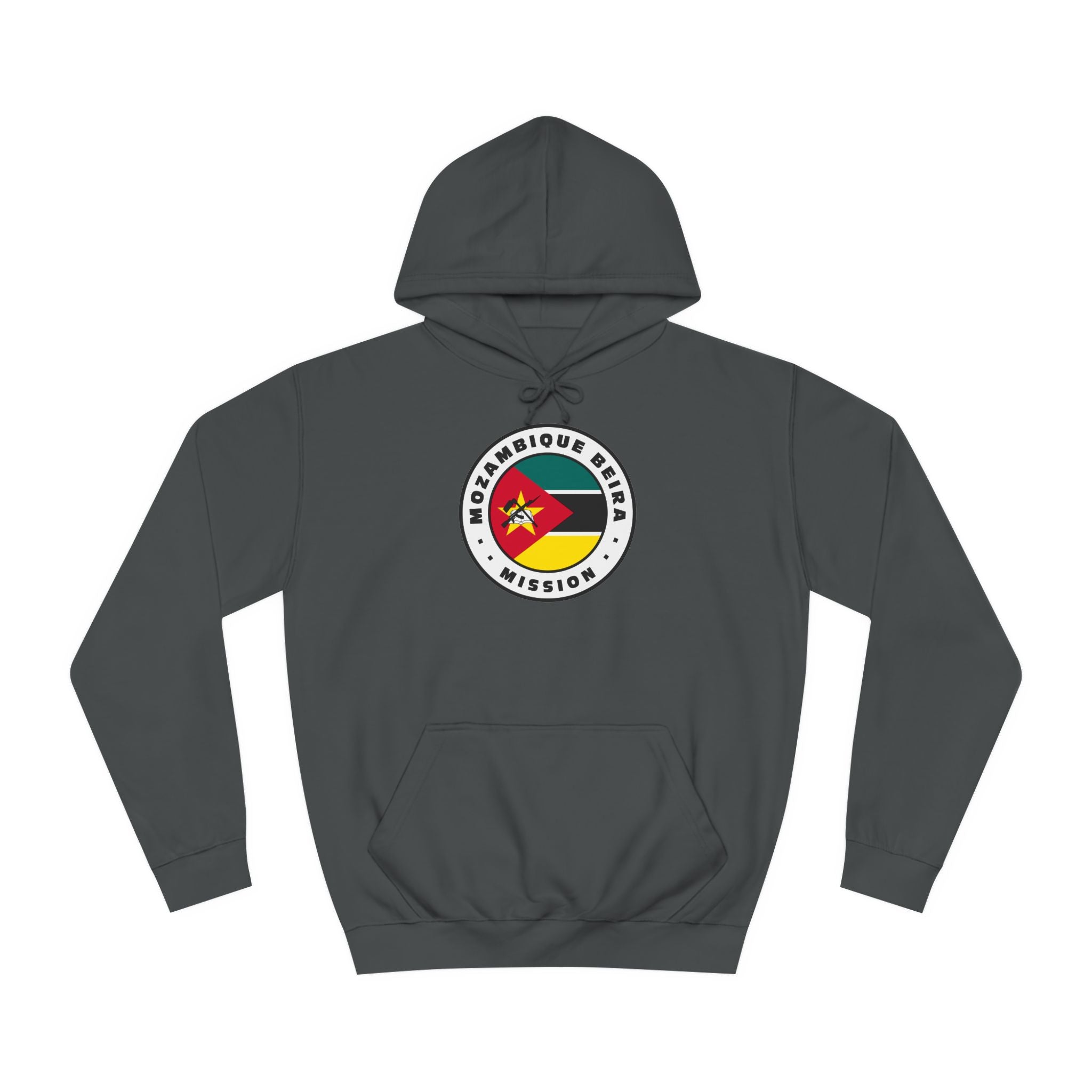 Mozambique Beira Mission Flag Logo (White Border) College Hoodie - Mission Wishlist - LDS Missionary Gift Store