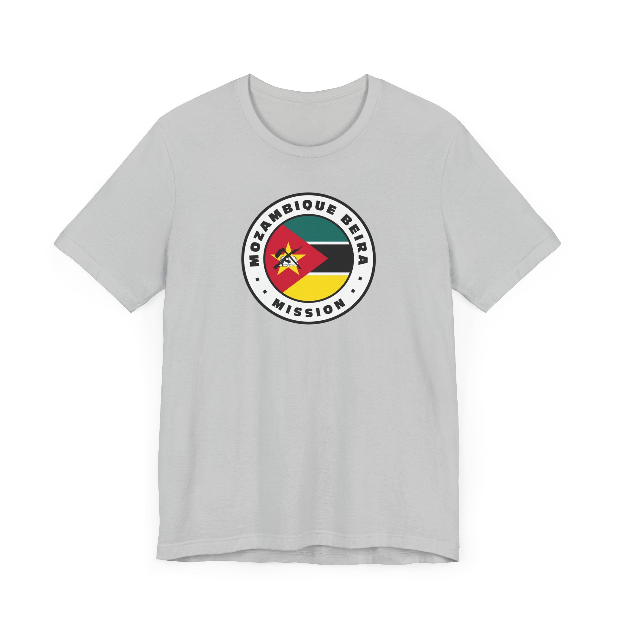 Mozambique Beira Mission Flag Logo (White Border) T-shirt - Mission Wishlist - LDS Missionary Gift Store