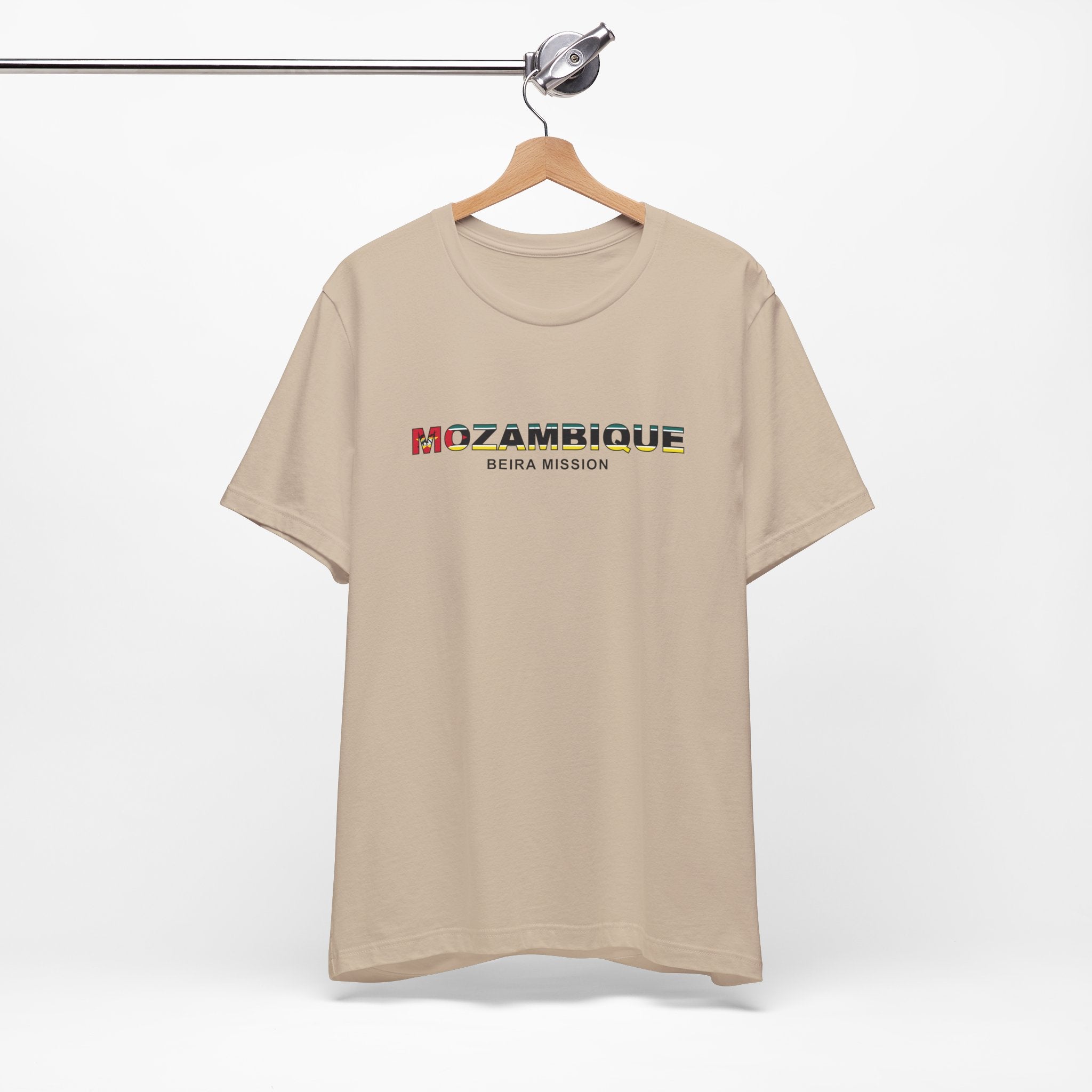 Mozambique Beira Mission Flag Title T-shirt - Mission Wishlist - LDS Missionary Gift Store