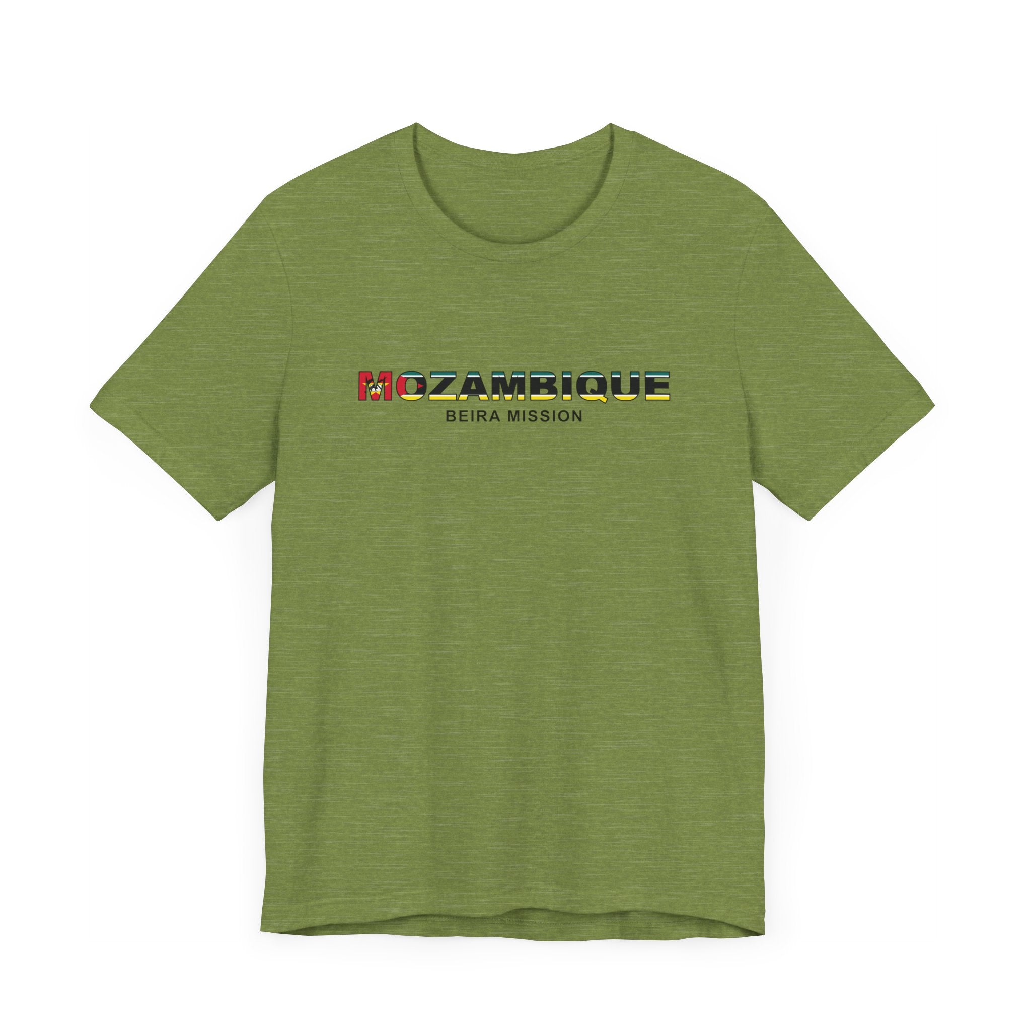 Mozambique Beira Mission Flag Title T-shirt - Mission Wishlist - LDS Missionary Gift Store