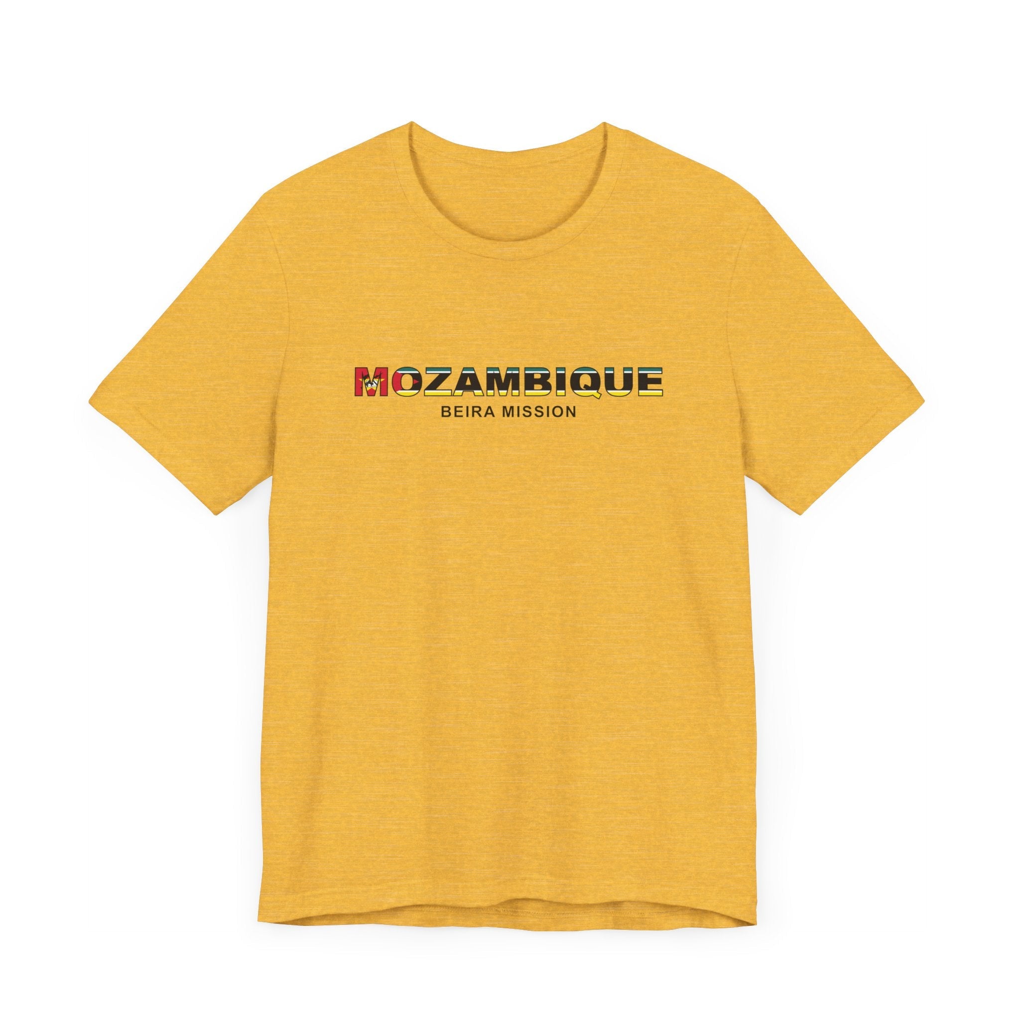 Mozambique Beira Mission Flag Title T-shirt - Mission Wishlist - LDS Missionary Gift Store