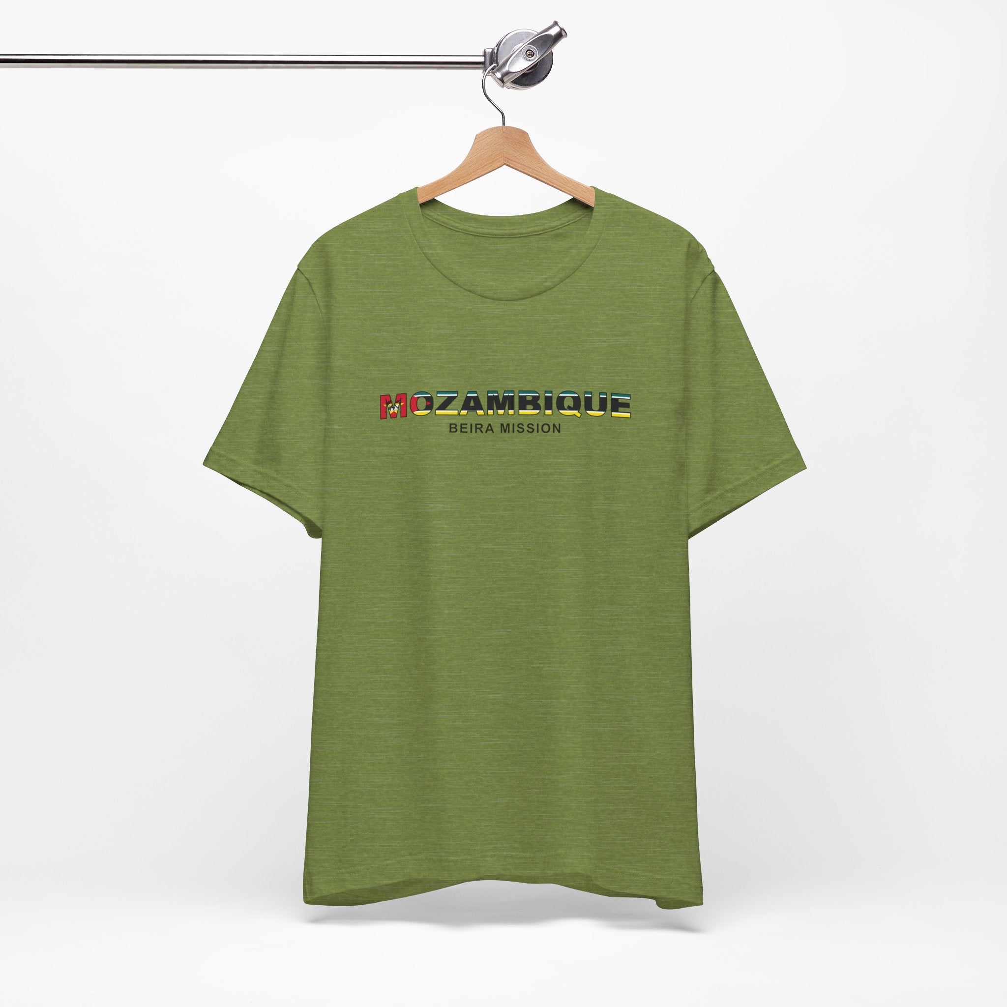Mozambique Beira Mission Flag Title T-shirt - Mission Wishlist - LDS Missionary Gift Store