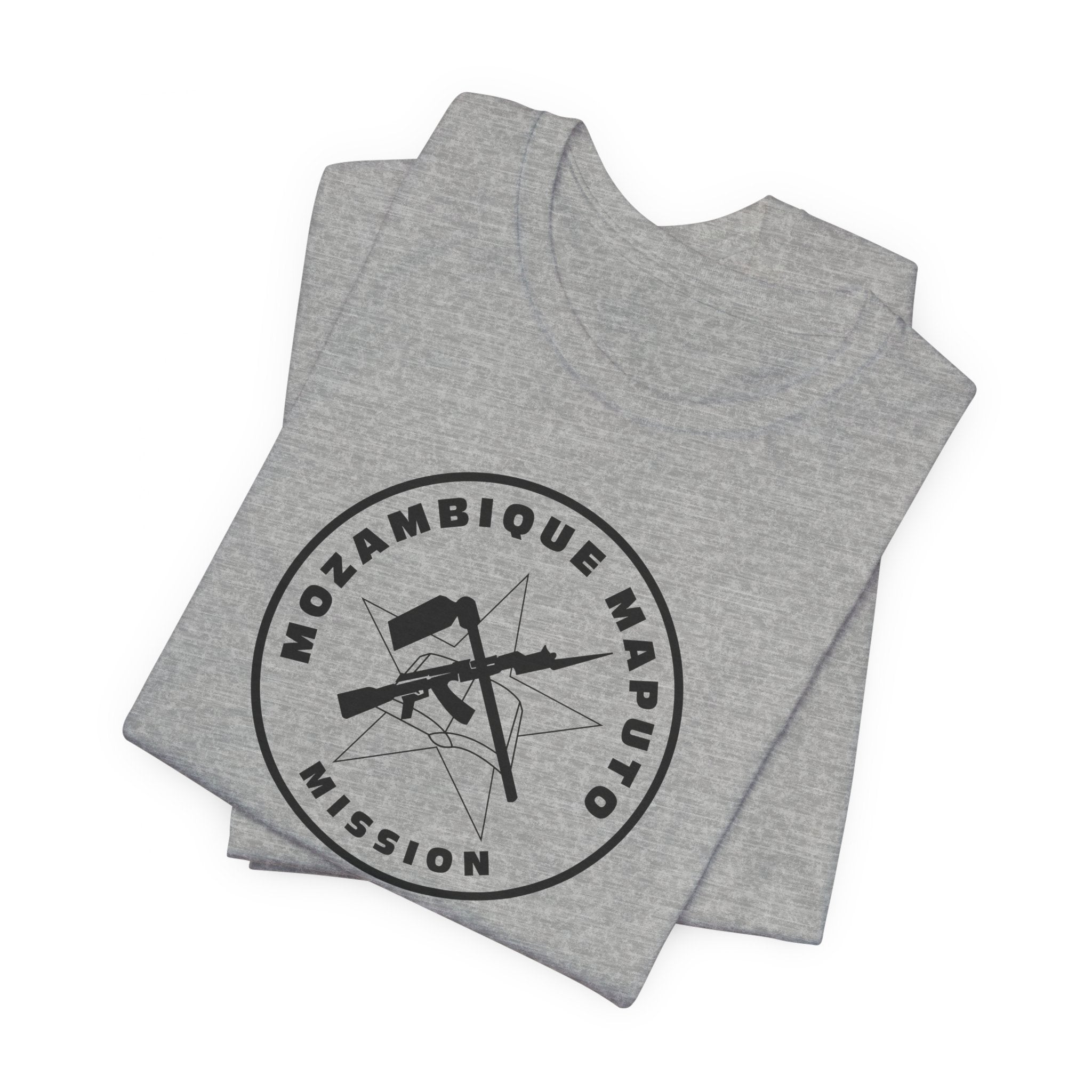 Mozambique Maputo Mission Circular Monochrome Logo T-Shirt - Mission Wishlist - LDS Missionary Gift Store