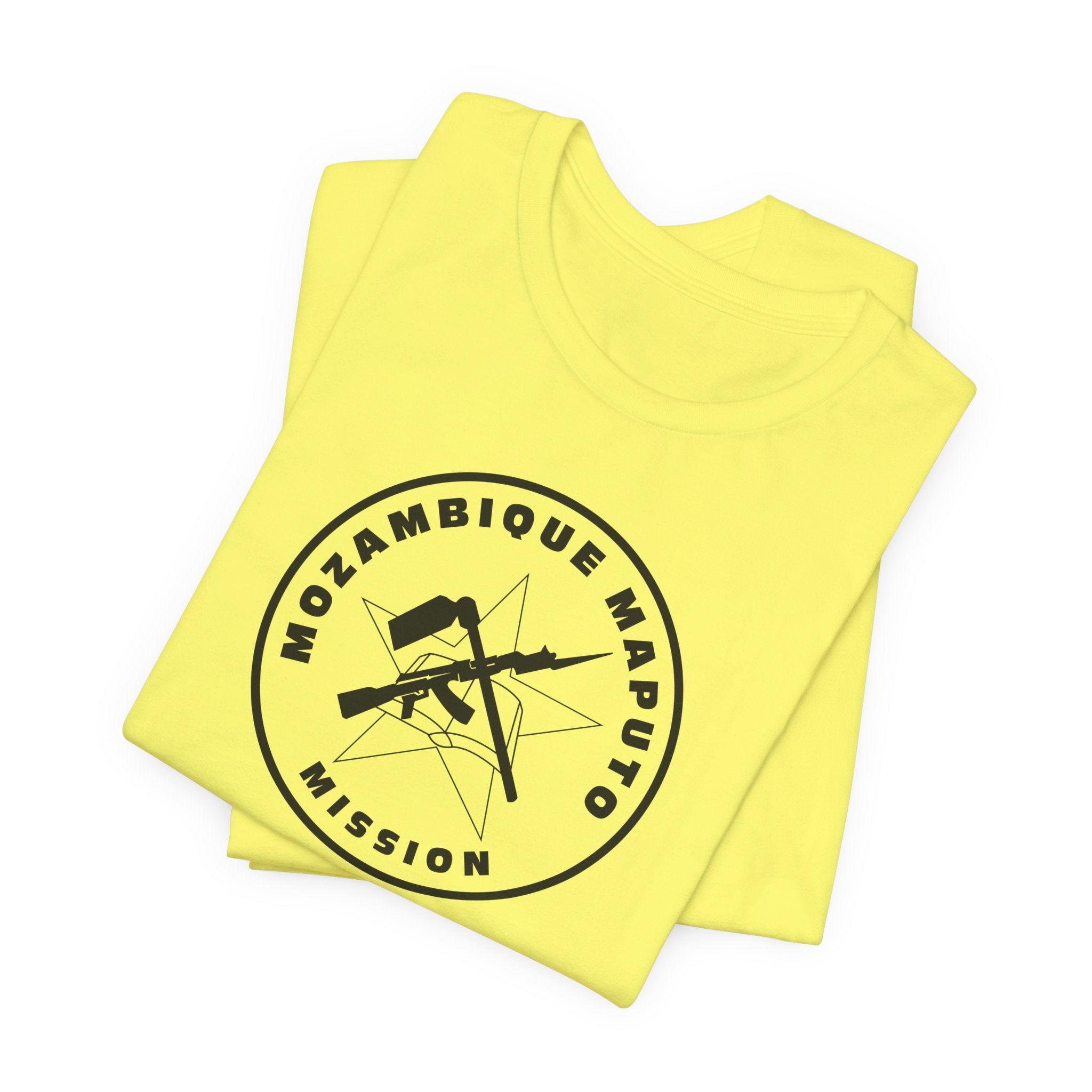 Mozambique Maputo Mission Circular Monochrome Logo T-Shirt - Mission Wishlist - LDS Missionary Gift Store