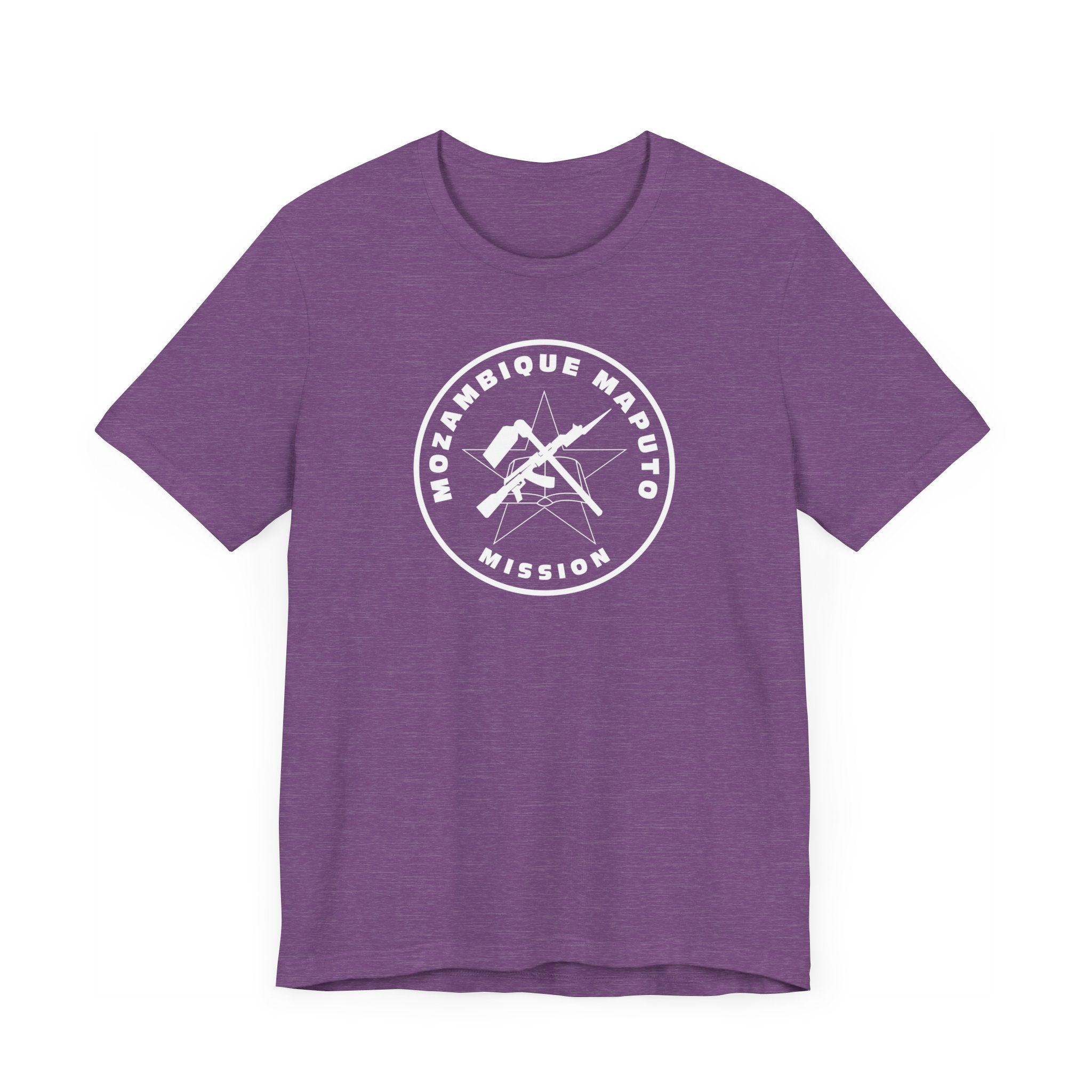 Mozambique Maputo Mission Circular Monochrome Logo T-Shirt - Mission Wishlist - LDS Missionary Gift Store