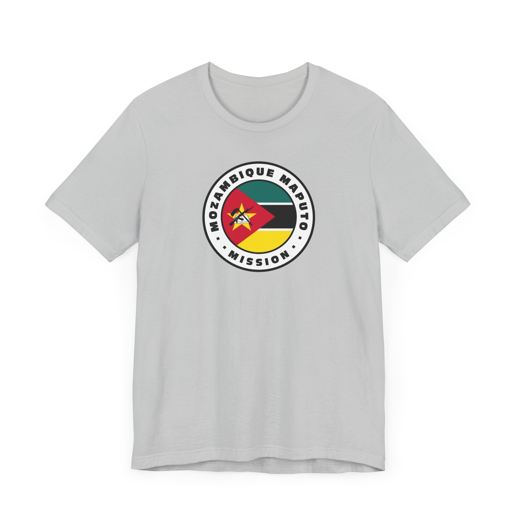 Mozambique Maputo Mission Flag Logo (White Border) T-shirt - Mission Wishlist - LDS Missionary Gift Store