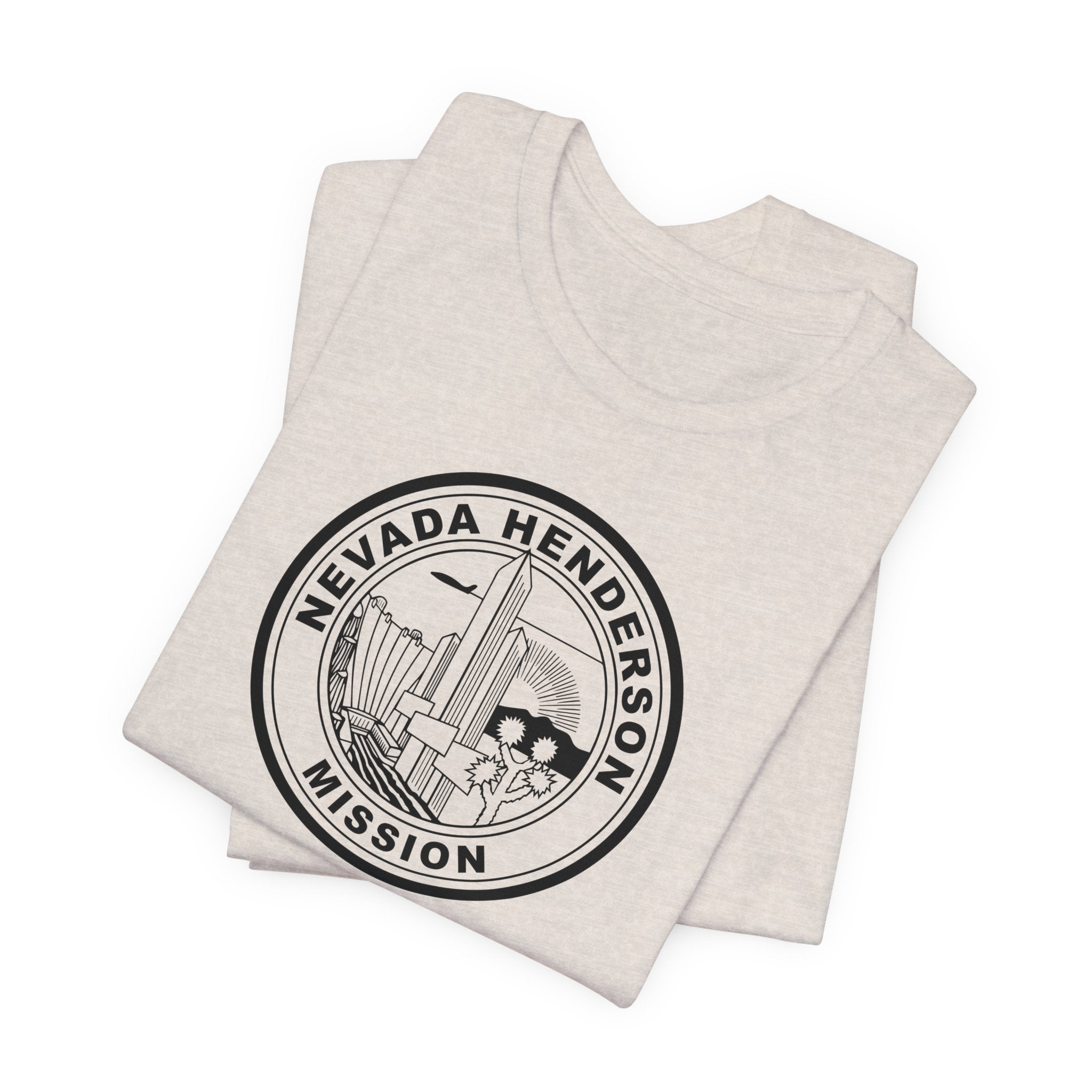 Nevada Henderson Mission Circular Monochrome Logo T-Shirt - Mission Wishlist - LDS Missionary Gift Store