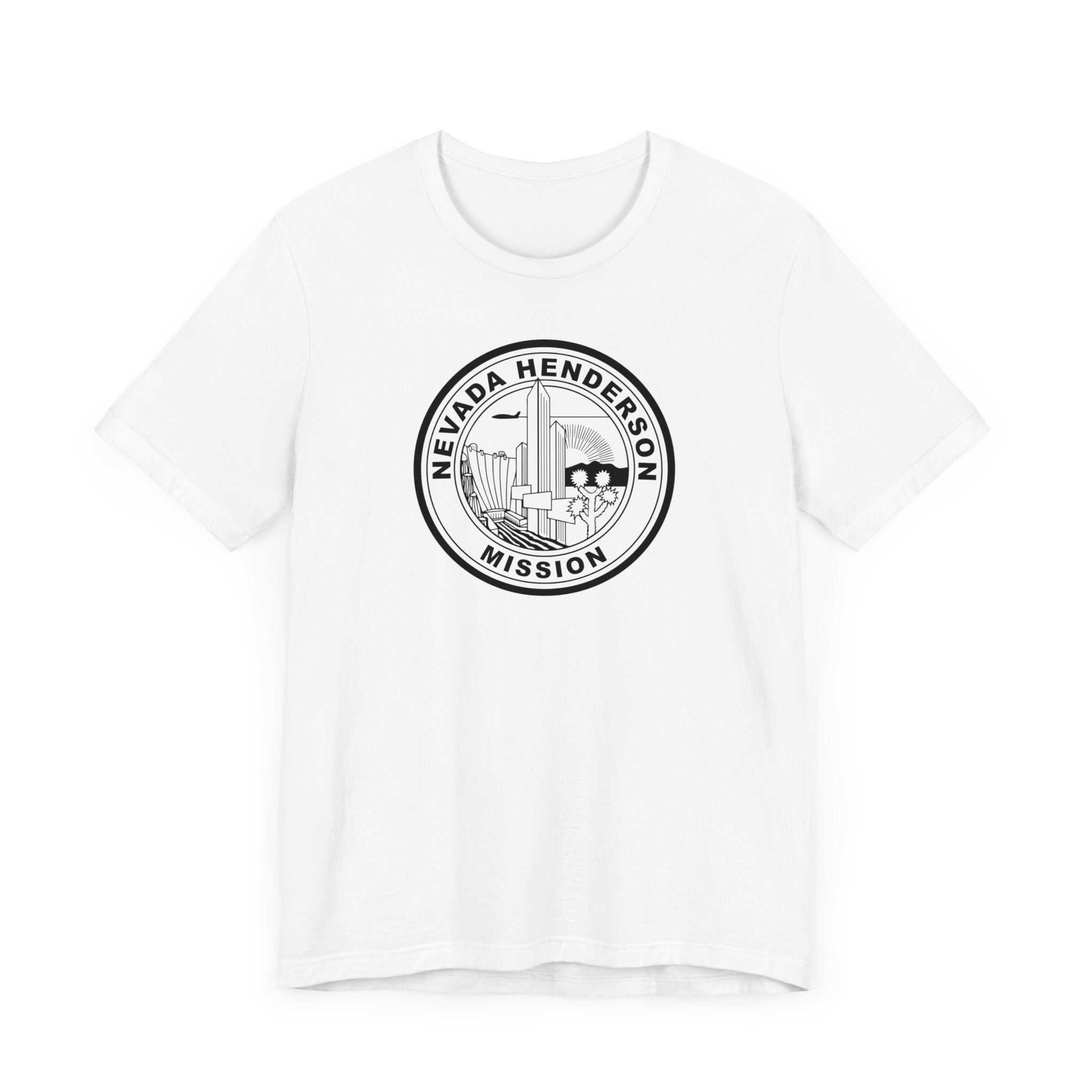 Nevada Henderson Mission Circular Monochrome Logo T-Shirt - Mission Wishlist - LDS Missionary Gift Store