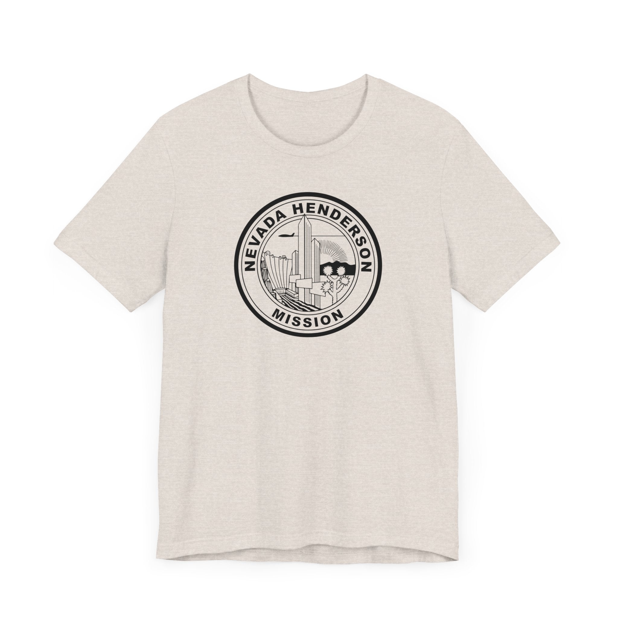 Nevada Henderson Mission Circular Monochrome Logo T-Shirt - Mission Wishlist - LDS Missionary Gift Store