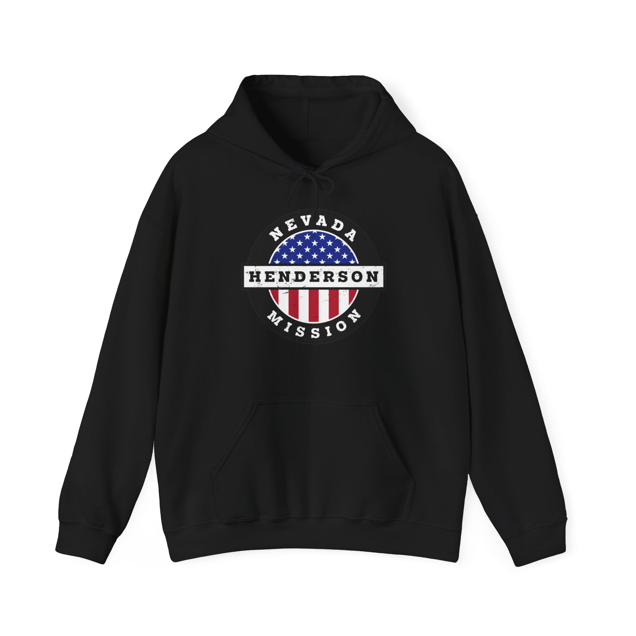 Nevada Henderson Mission Circular USA Flag Hoodie - Mission Wishlist - LDS Missionary Gift Store