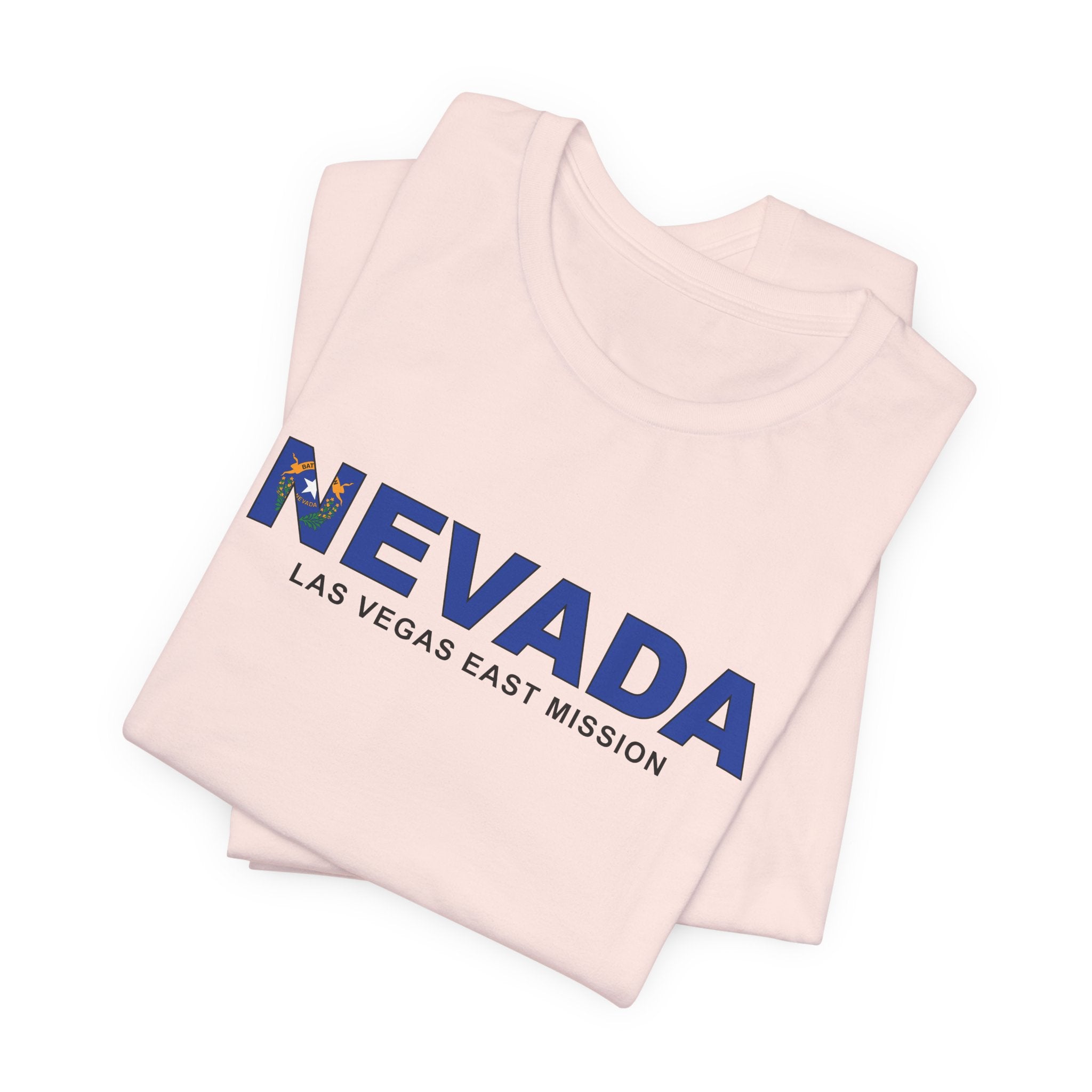 Nevada Las Vegas East Mission Flag Title T-shirt - Mission Wishlist - LDS Missionary Gift Store