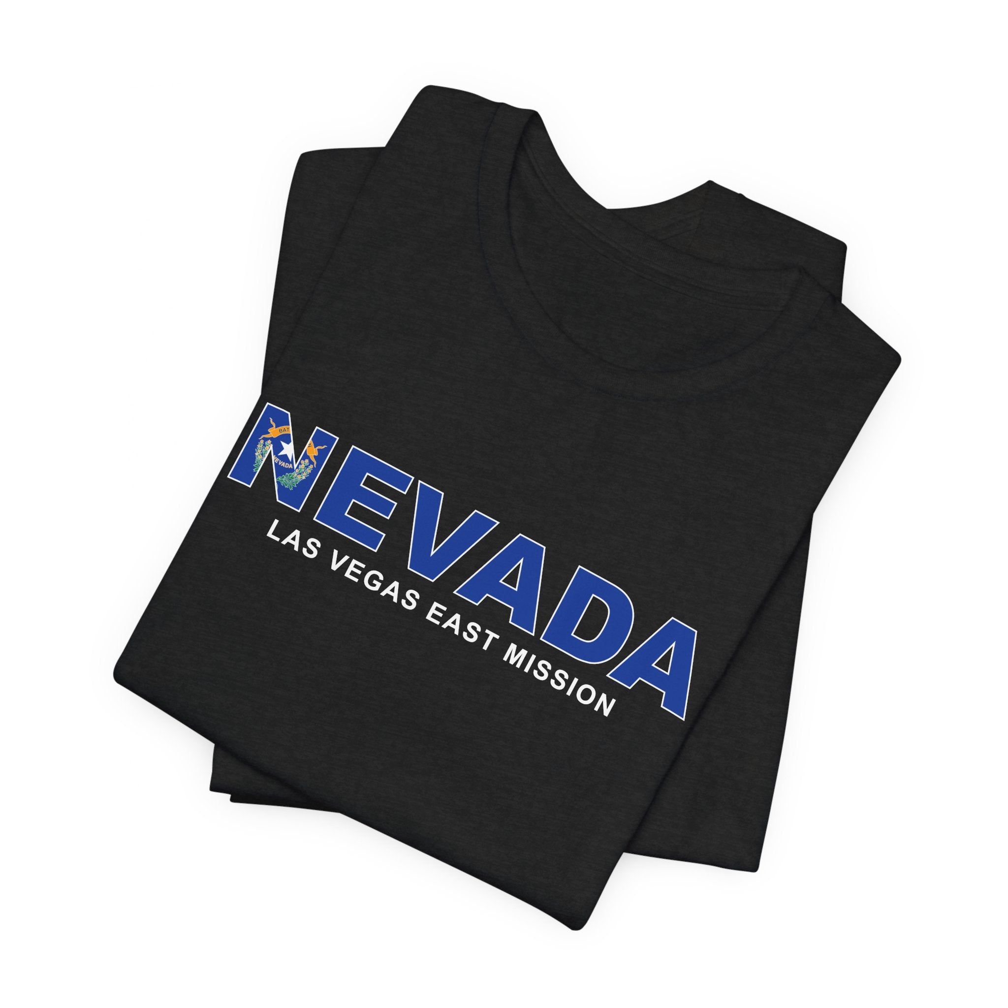 Nevada Las Vegas East Mission Flag Title T-shirt - Mission Wishlist - LDS Missionary Gift Store