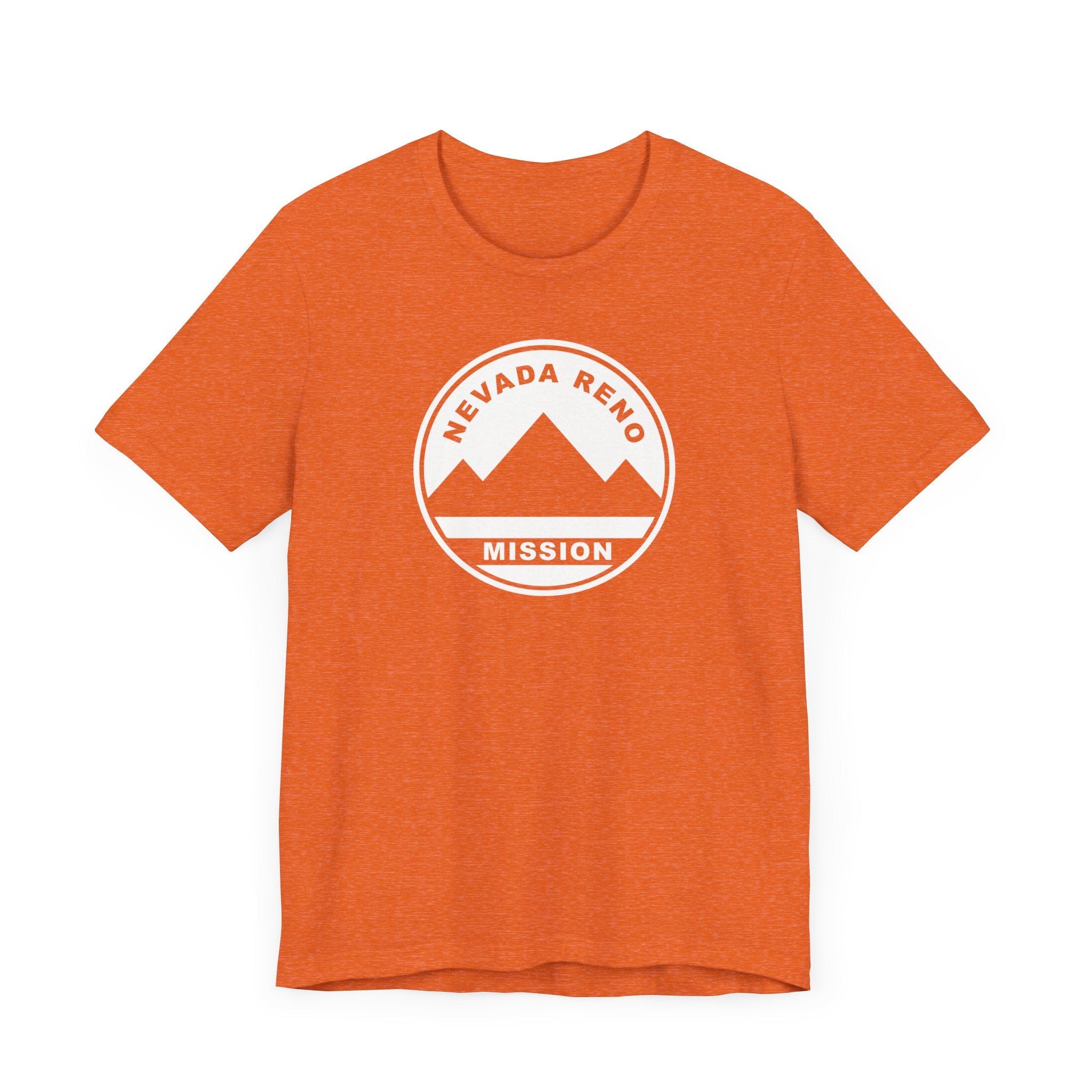 Nevada Reno Mission Circular Monochrome Logo T-Shirt - Latter-Day Saint LDS Missionary Gift - Book of Mormon