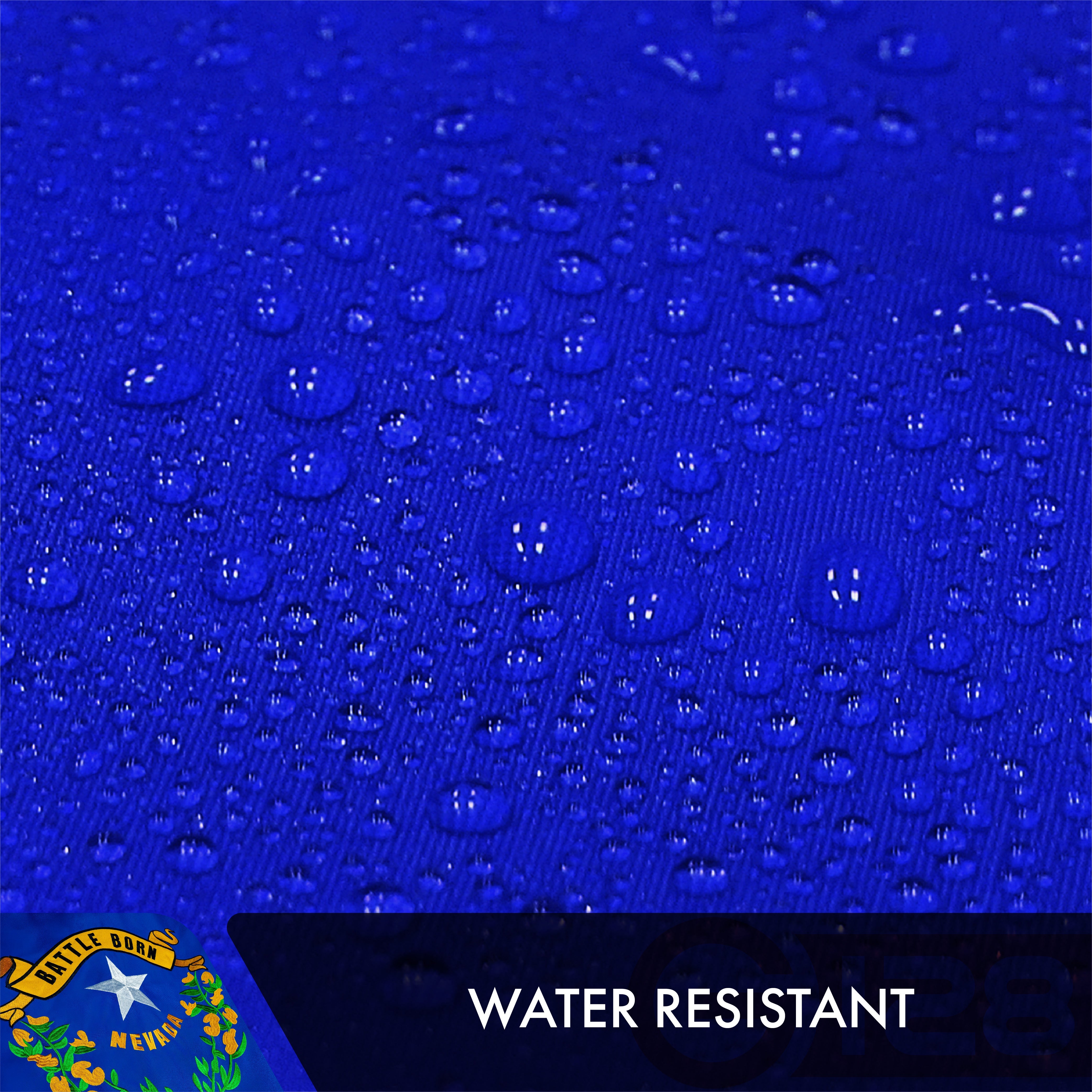 Nevada State Flag 210D Embroidered Polyester 3x5 Ft - Double Sided 2ply