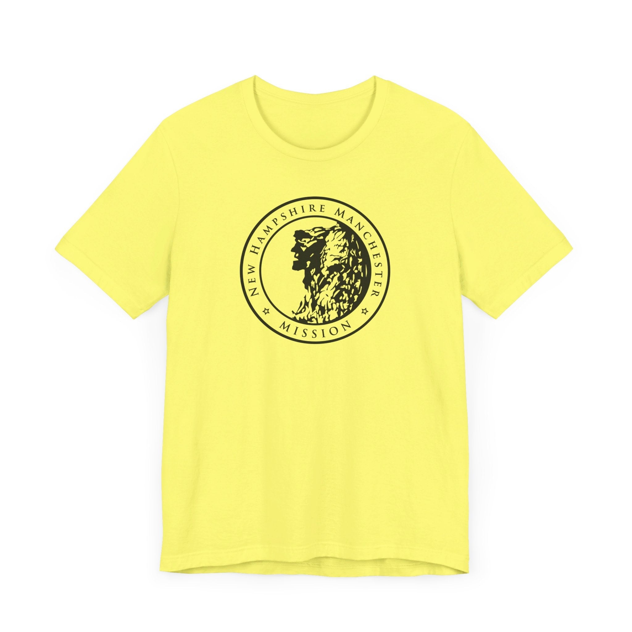 New Hampshire Manchester Mission Circular Monochrome Logo T-Shirt - Mission Wishlist - LDS Missionary Gift Store