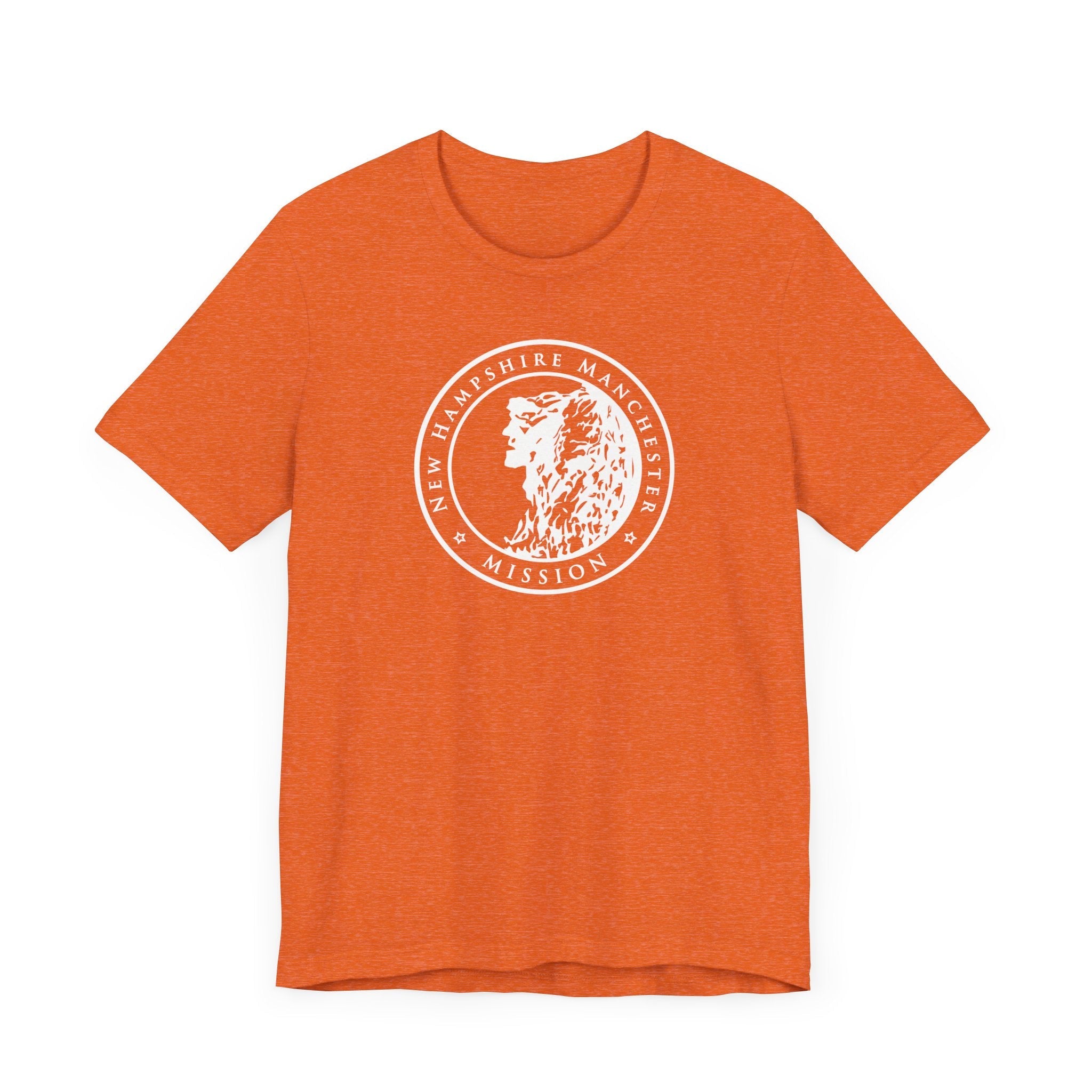 New Hampshire Manchester Mission Circular Monochrome Logo T-Shirt - Mission Wishlist - LDS Missionary Gift Store