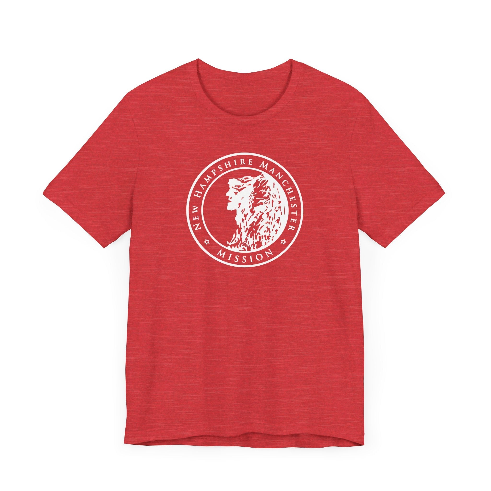 New Hampshire Manchester Mission Circular Monochrome Logo T-Shirt - Mission Wishlist - LDS Missionary Gift Store
