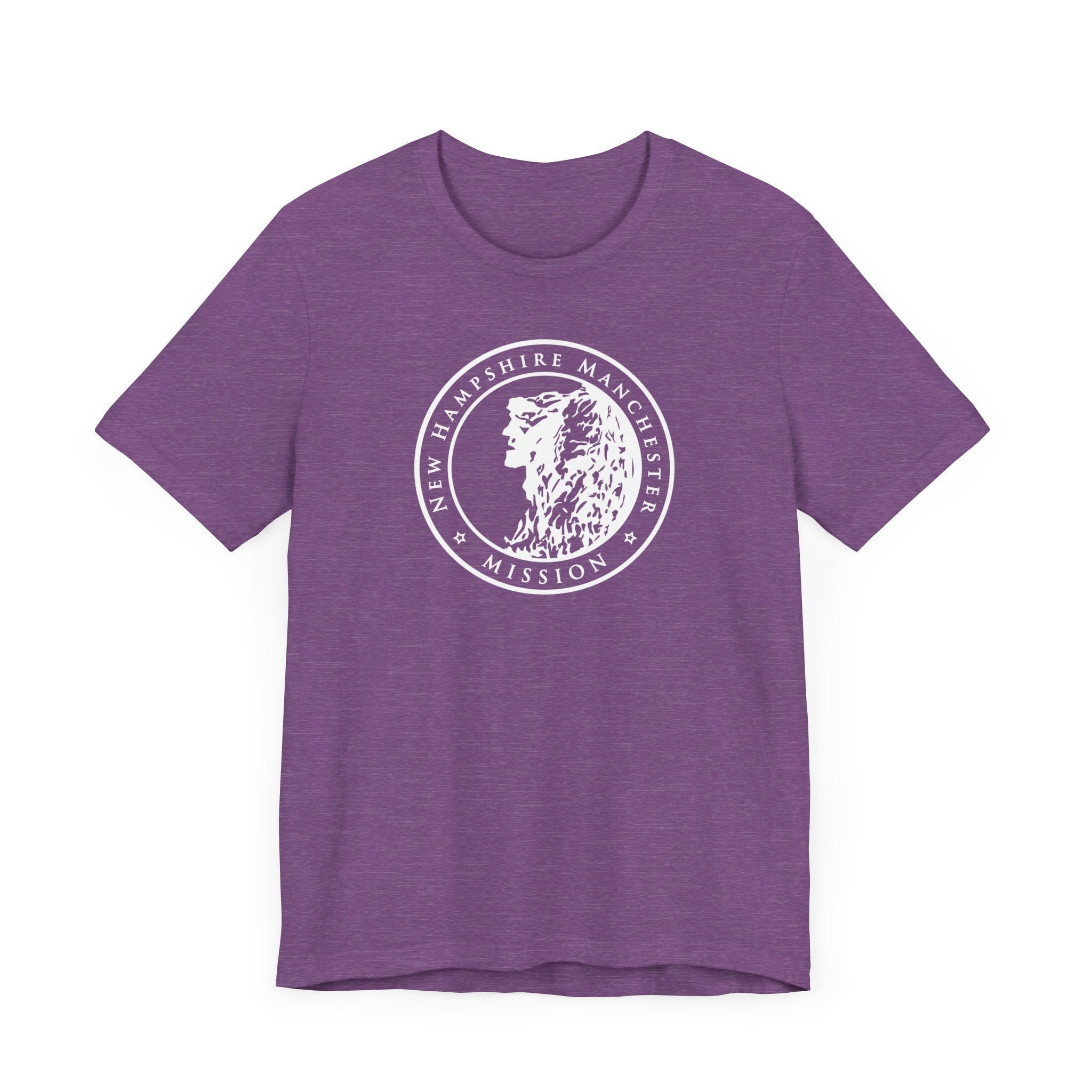 New Hampshire Manchester Mission Circular Monochrome Logo T-Shirt - Mission Wishlist - LDS Missionary Gift Store