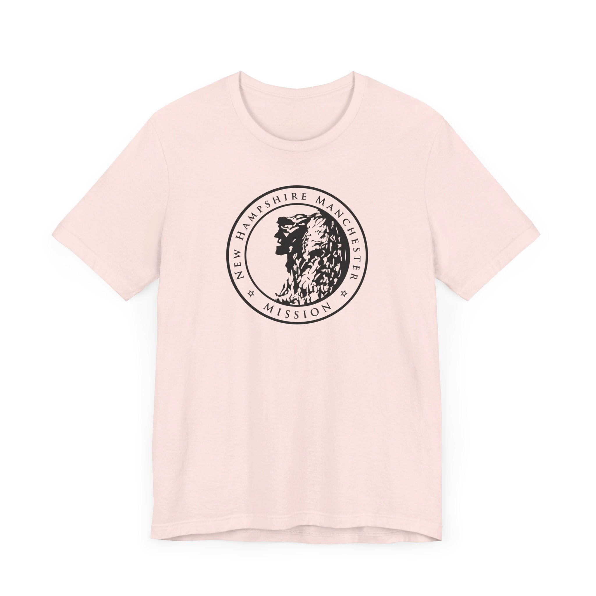 New Hampshire Manchester Mission Circular Monochrome Logo T-Shirt - Mission Wishlist - LDS Missionary Gift Store