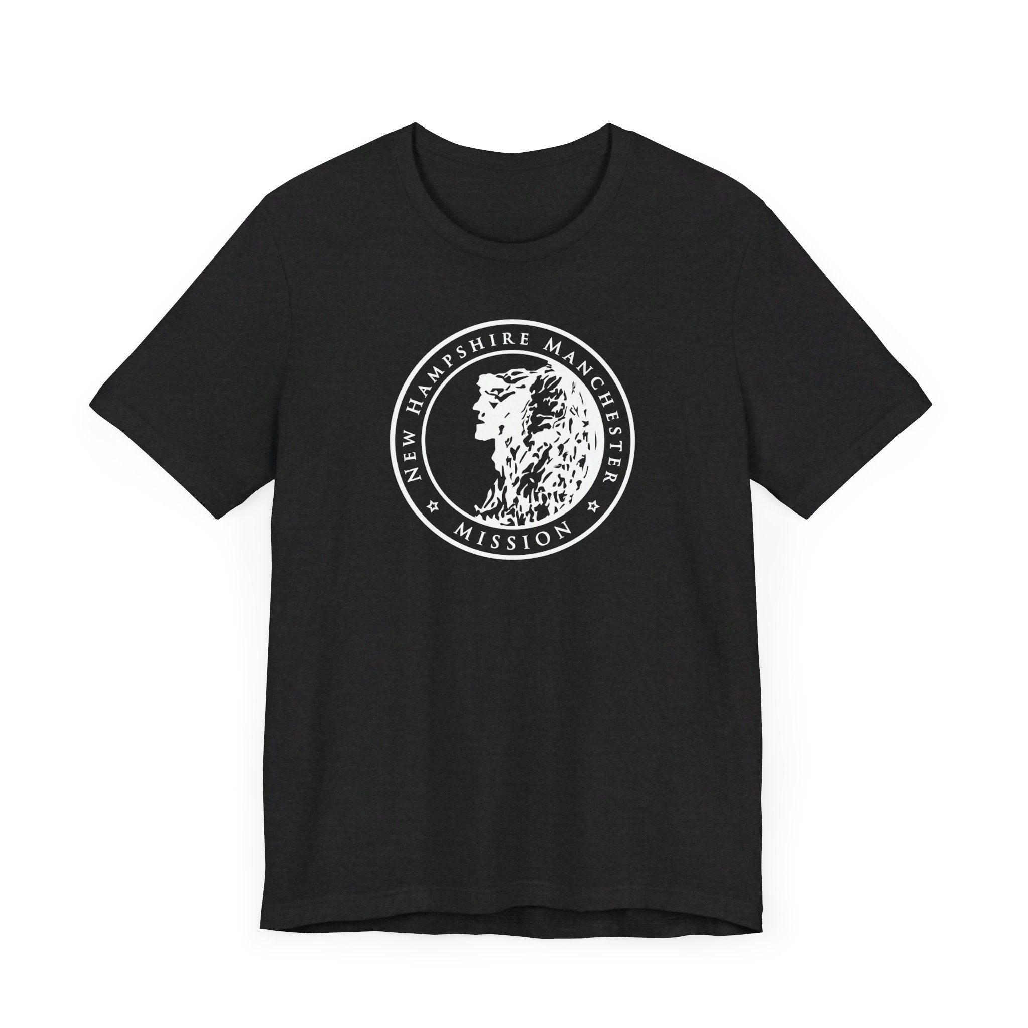 New Hampshire Manchester Mission Circular Monochrome Logo T-Shirt - Mission Wishlist - LDS Missionary Gift Store