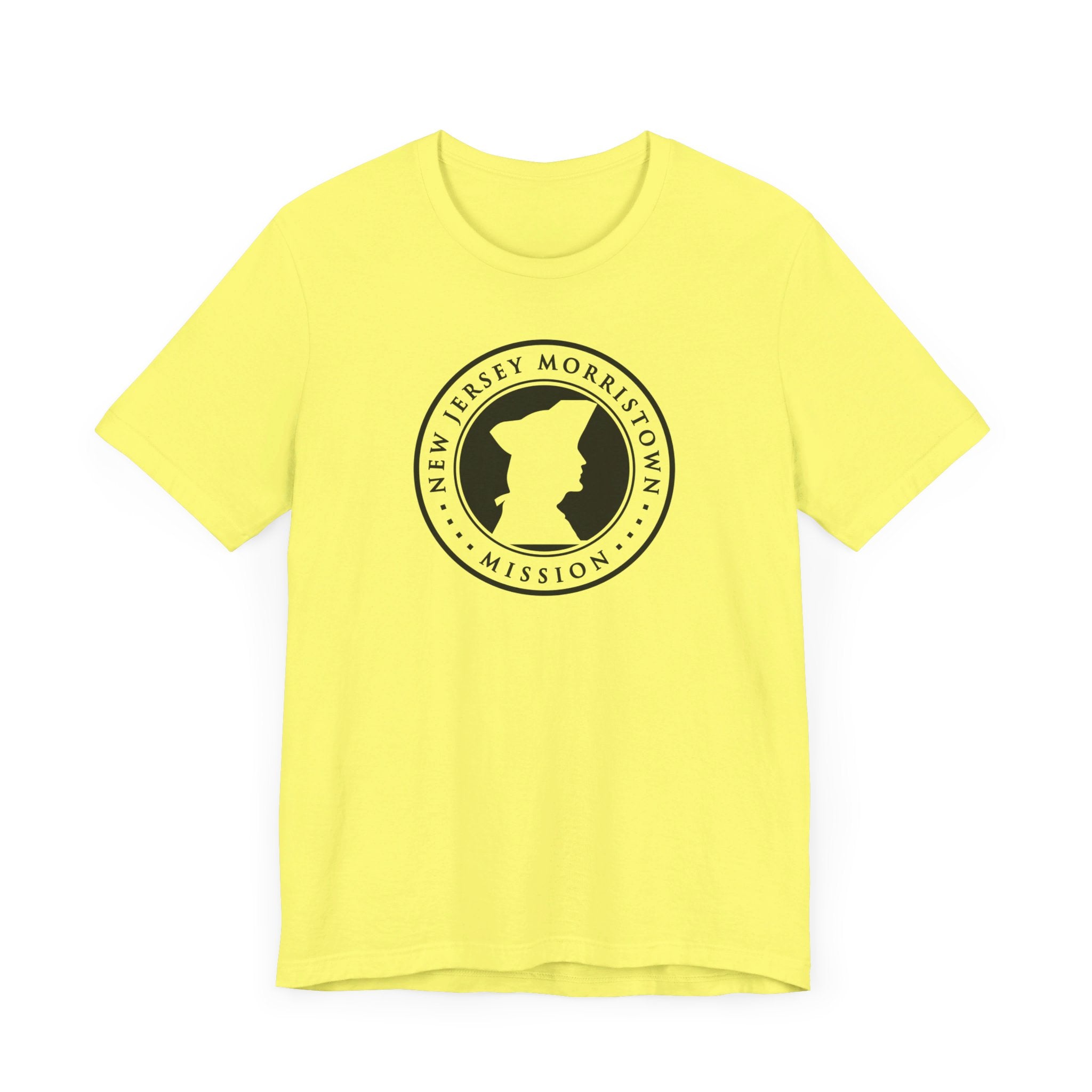 New Jersey Morristown Mission Circular Monochrome Logo T-Shirt - Latter-Day Saint LDS Missionary Gift - Book of Mormon