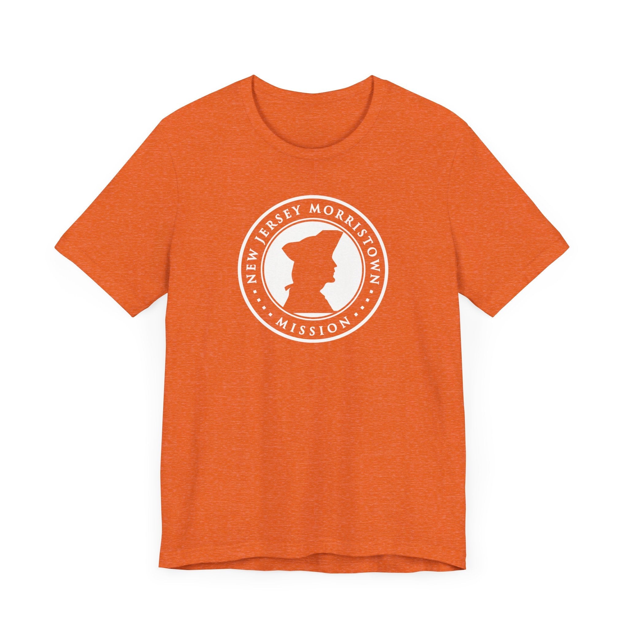 New Jersey Morristown Mission Circular Monochrome Logo T-Shirt - Latter-Day Saint LDS Missionary Gift - Book of Mormon