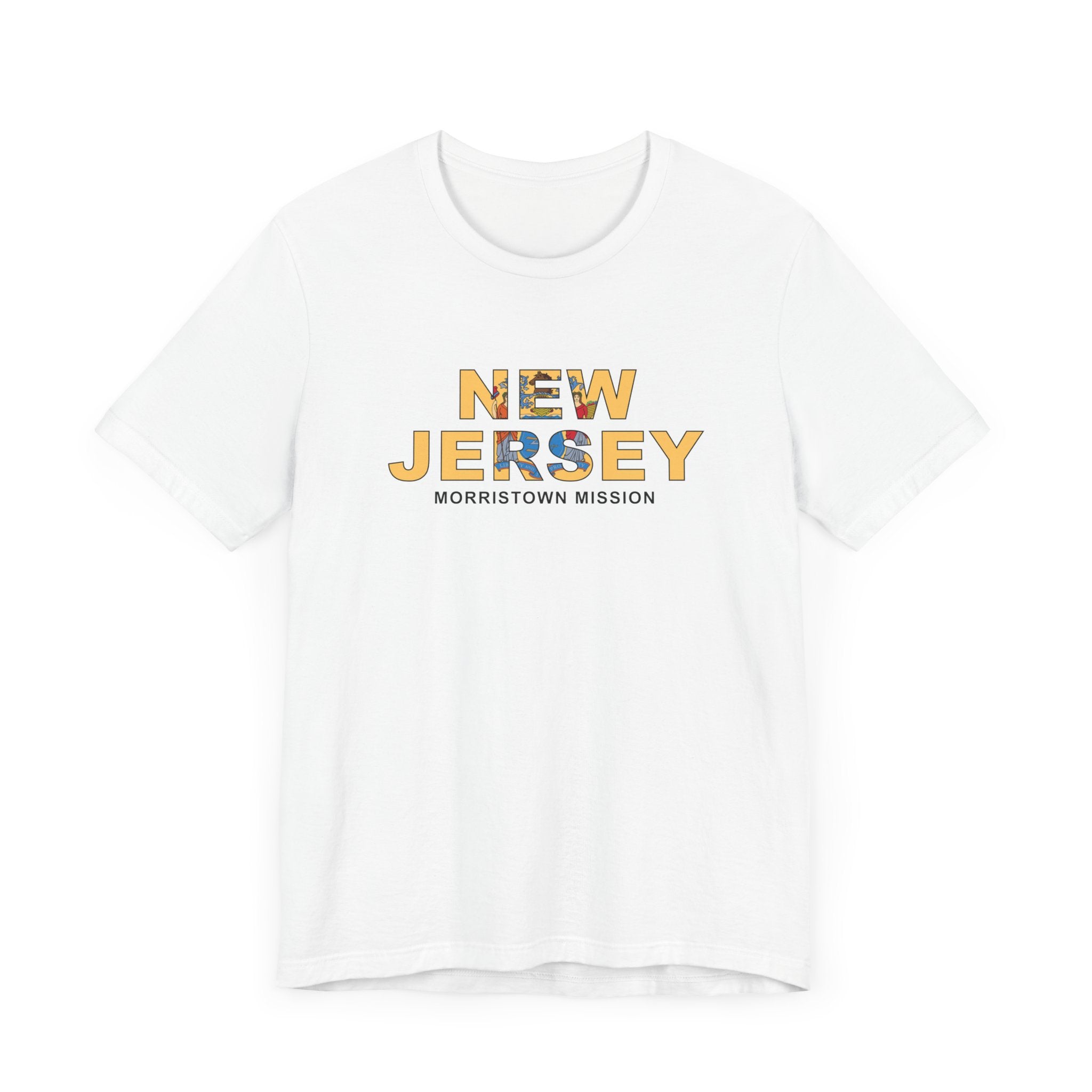 New Jersey Morristown Mission Flag Title T-shirt - Mission Wishlist - LDS Missionary Gift Store