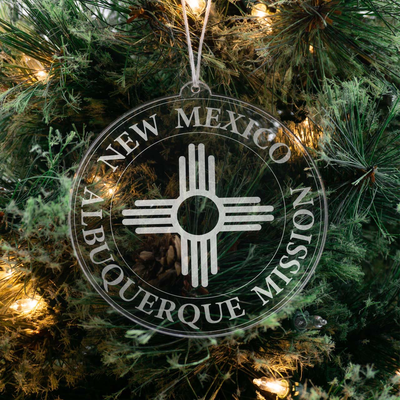 New Mexico Albuquerque Mission Christmas Ornament - Latter-Day Saint LDS Missionary Gift - Book of Mormon