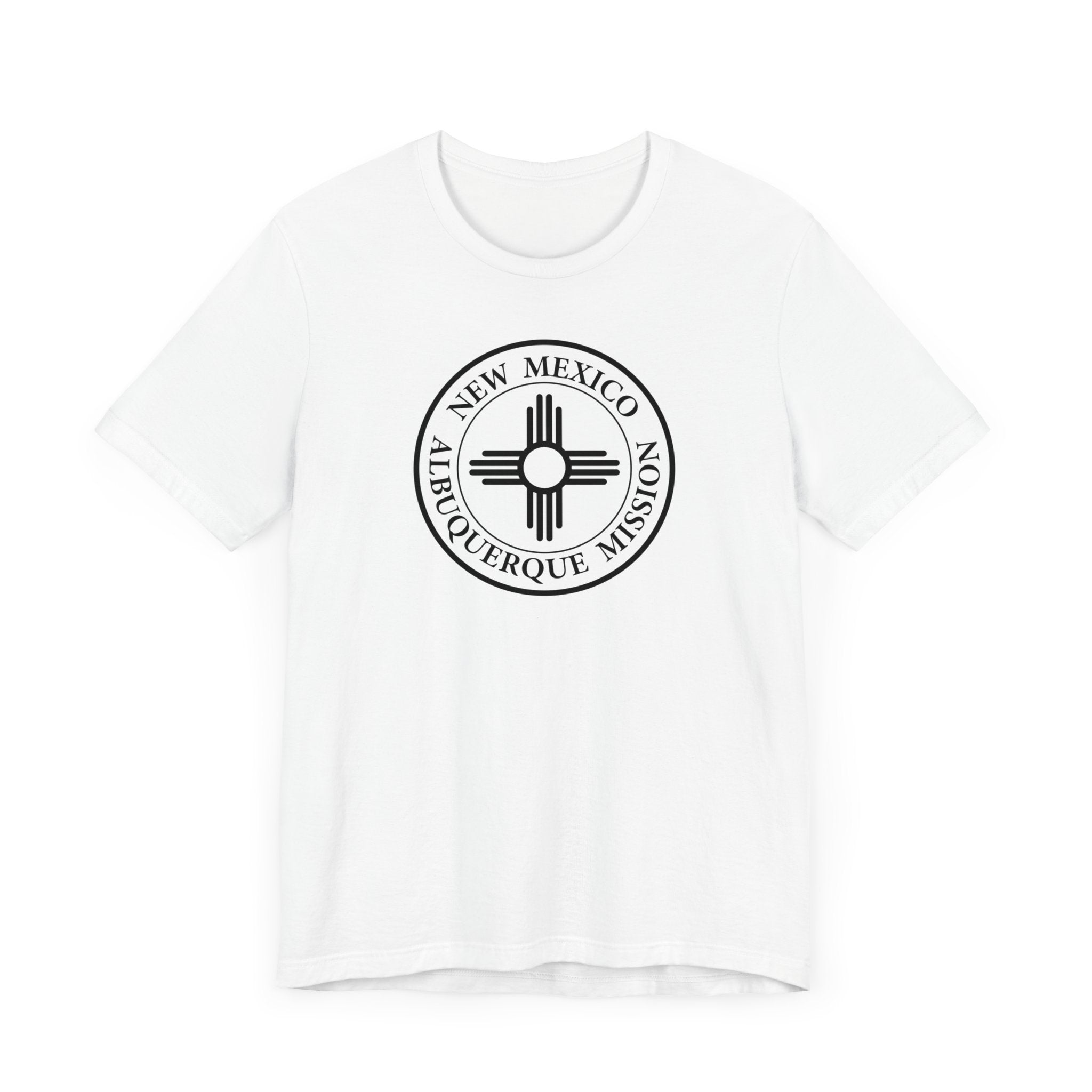New Mexico Albuquerque Mission Circular Monochrome Logo T-Shirt - Mission Wishlist - LDS Missionary Gift Store