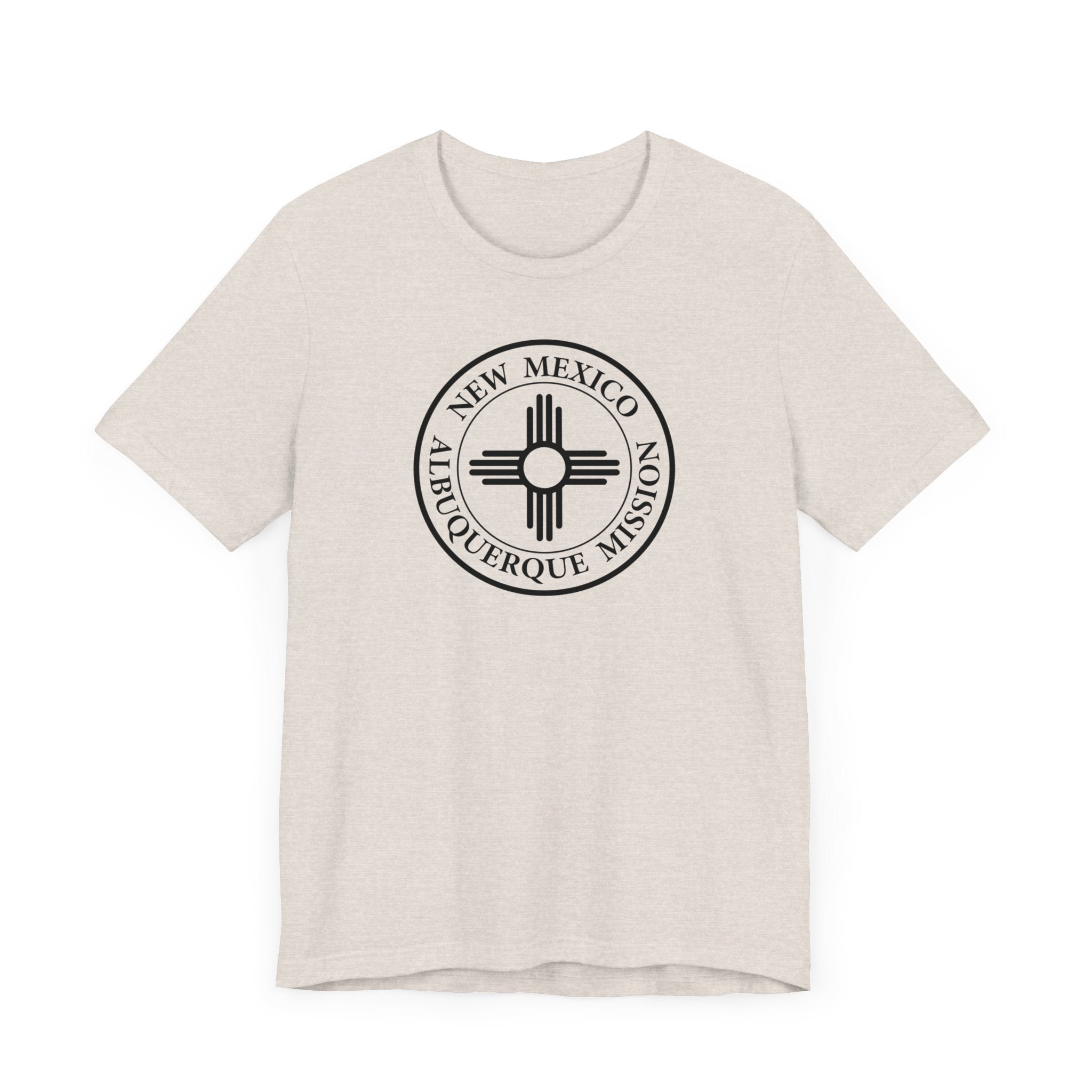 New Mexico Albuquerque Mission Circular Monochrome Logo T-Shirt - Mission Wishlist - LDS Missionary Gift Store
