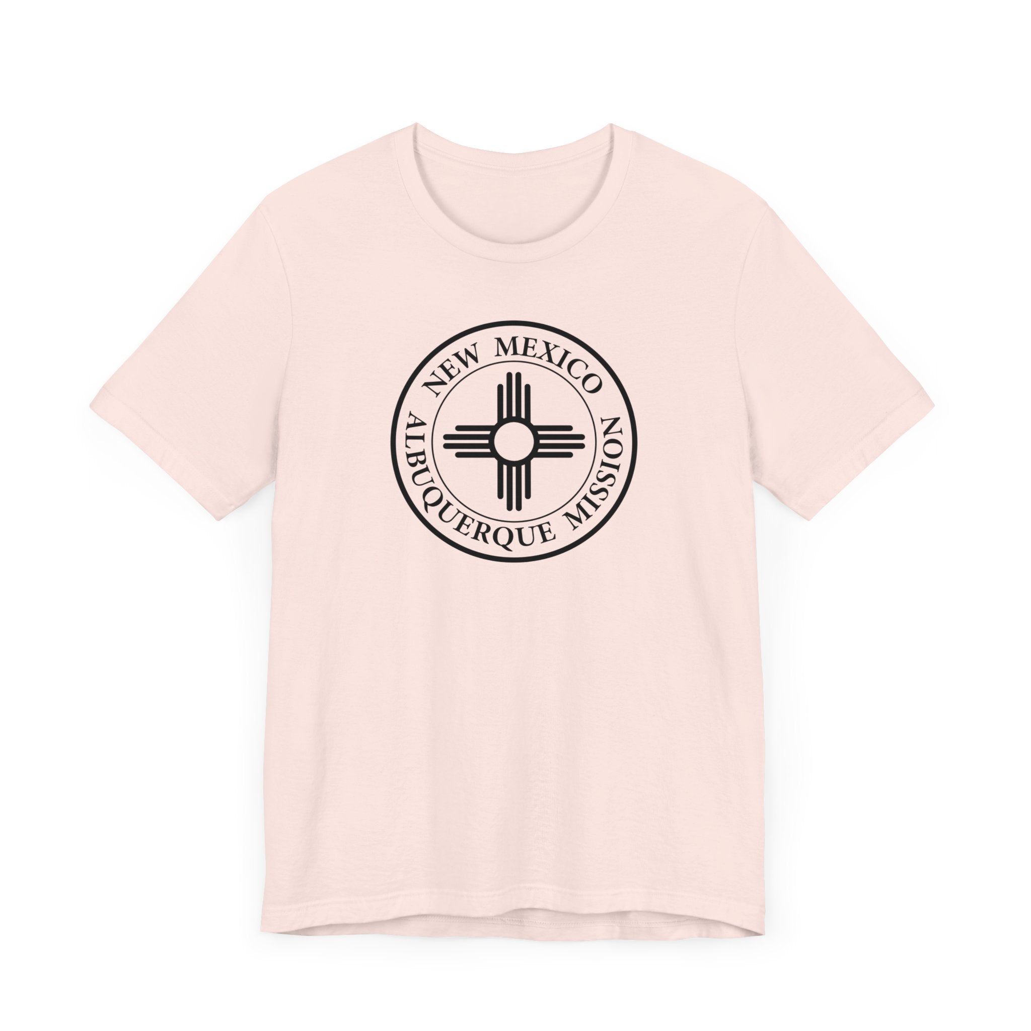 New Mexico Albuquerque Mission Circular Monochrome Logo T-Shirt - Mission Wishlist - LDS Missionary Gift Store