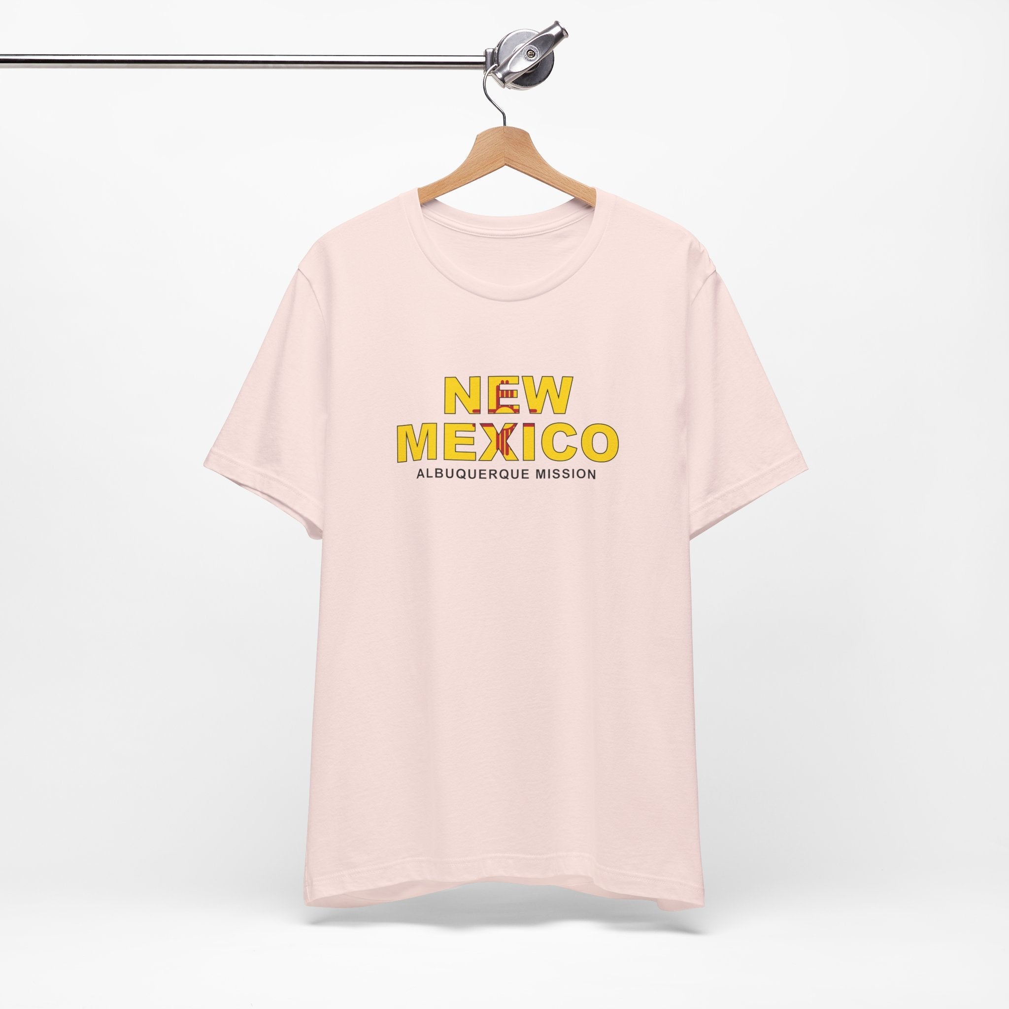 New Mexico Albuquerque Mission Flag Title T-shirt - Mission Wishlist - LDS Missionary Gift Store