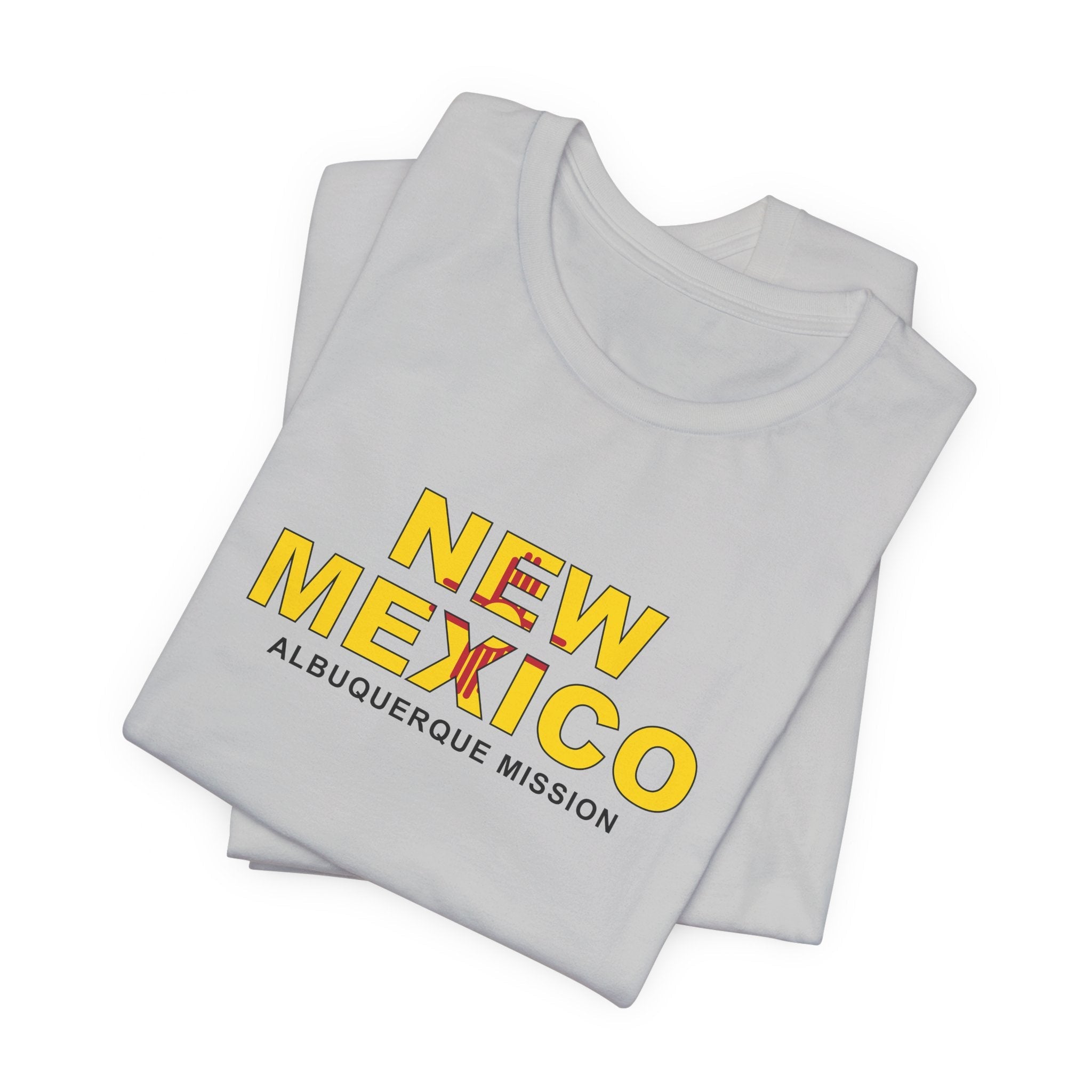 New Mexico Albuquerque Mission Flag Title T-shirt - Mission Wishlist - LDS Missionary Gift Store