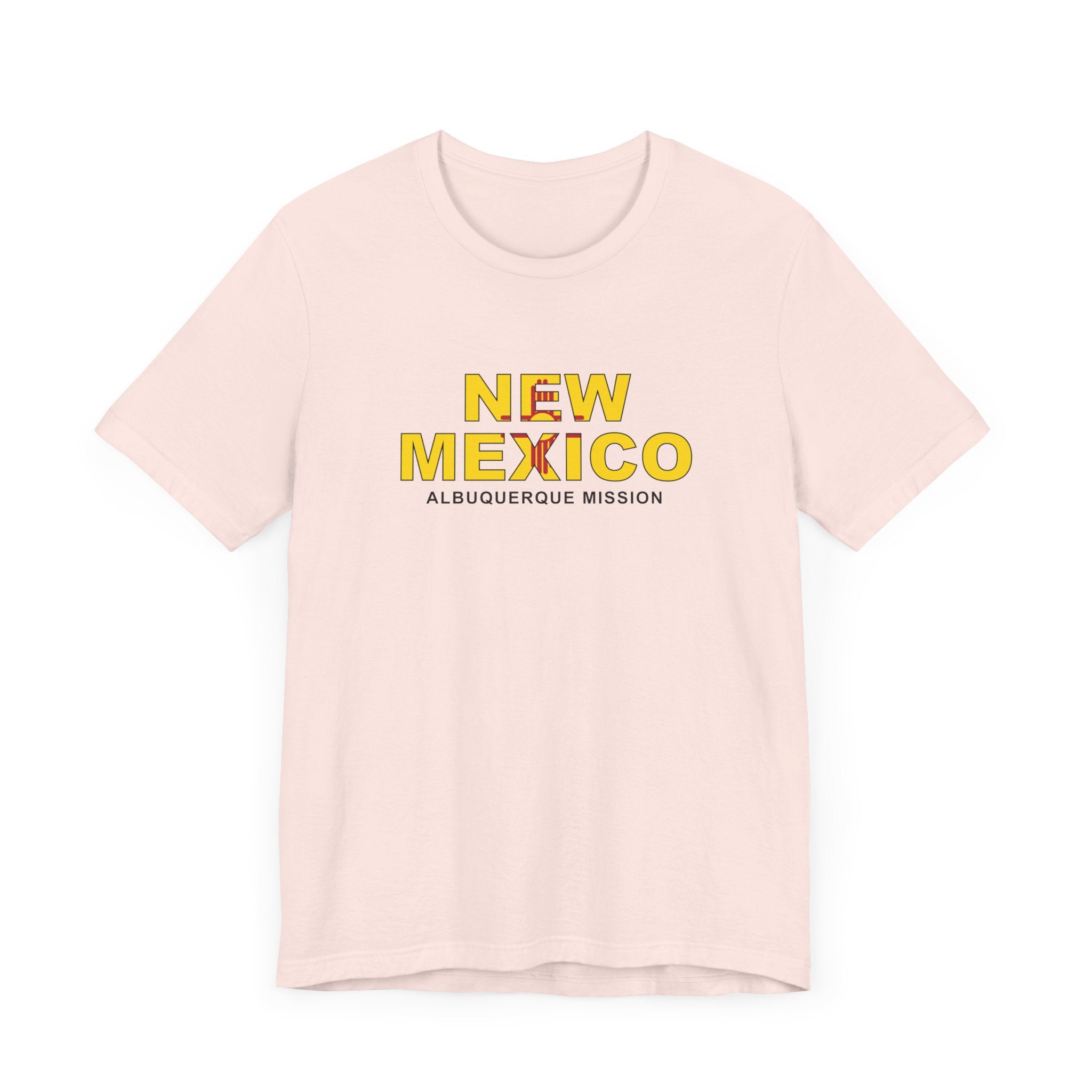 New Mexico Albuquerque Mission Flag Title T-shirt - Mission Wishlist - LDS Missionary Gift Store